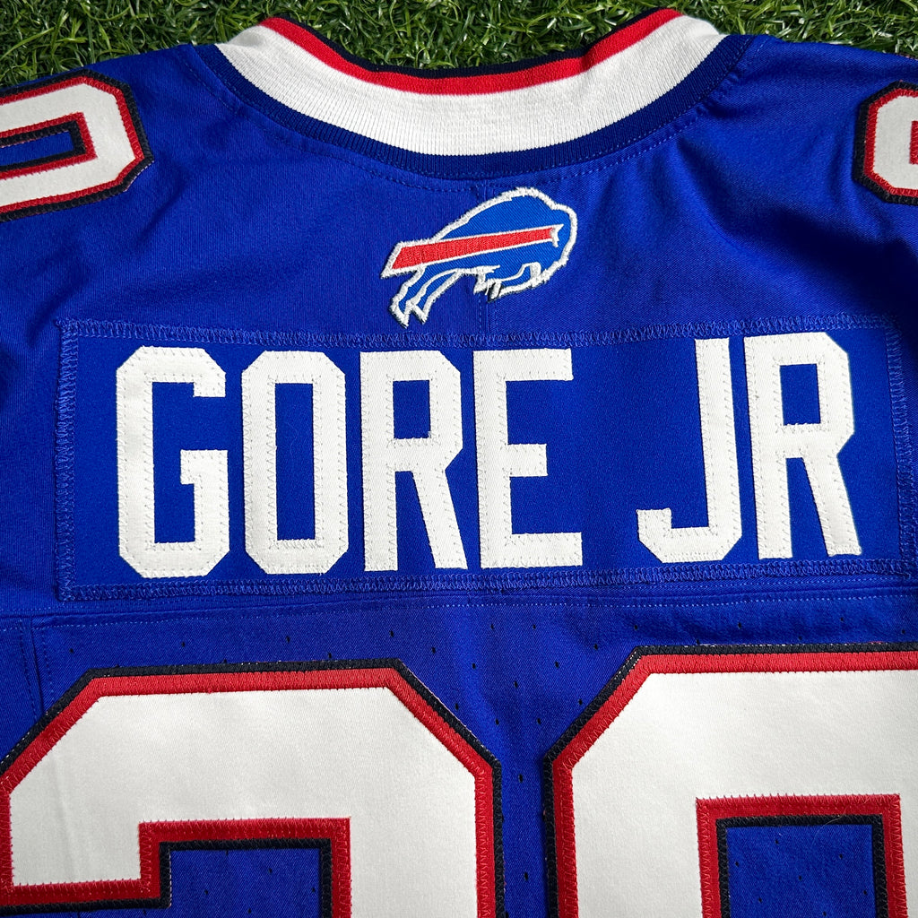 2024 Nike NFL Team-Issued Game Jersey Buffalo Bills Frank Gore Jr Rookie Sz. 40