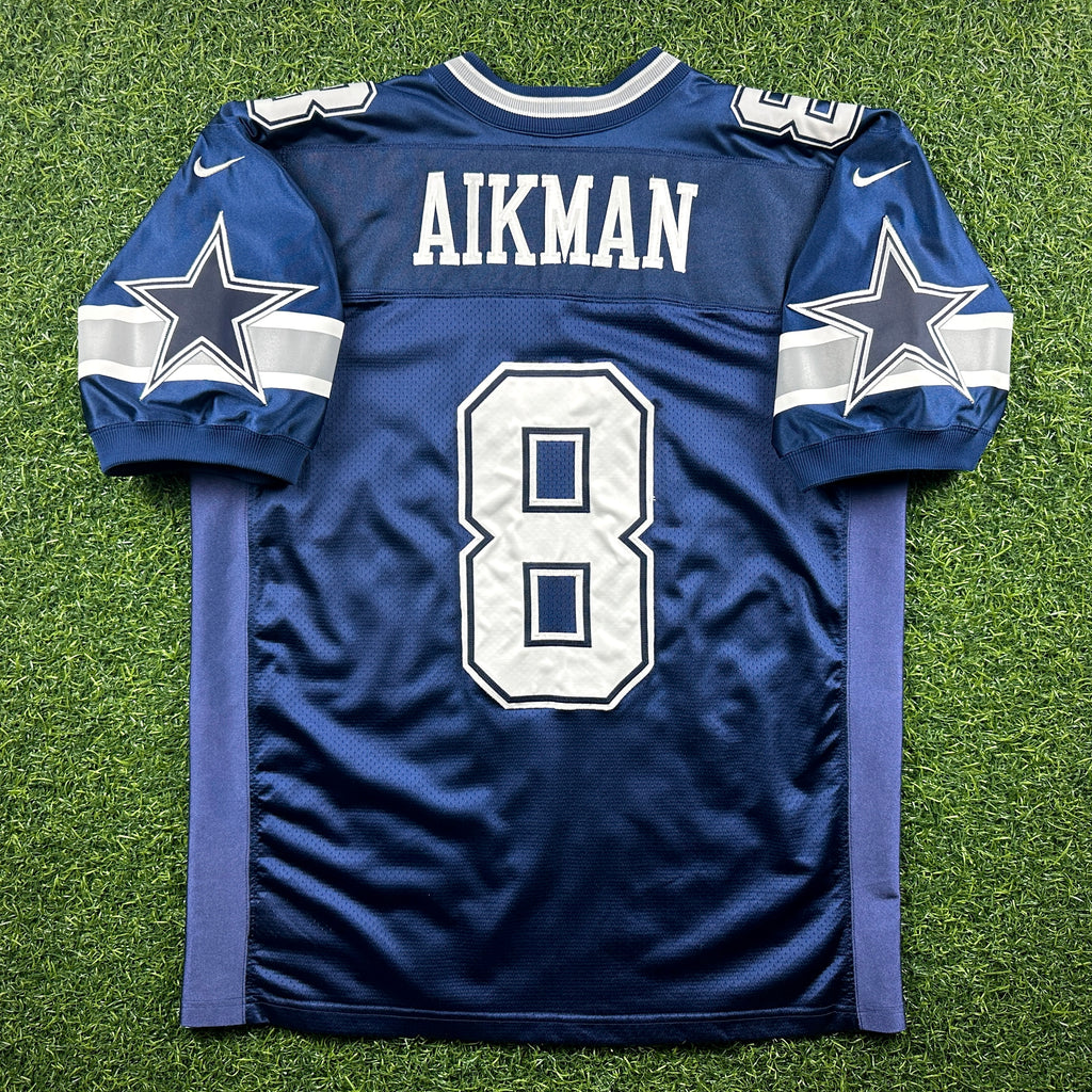 1999 Nike NFL Authentic Jersey Dallas Cowboys Troy Aikman Sz 52 Vintage