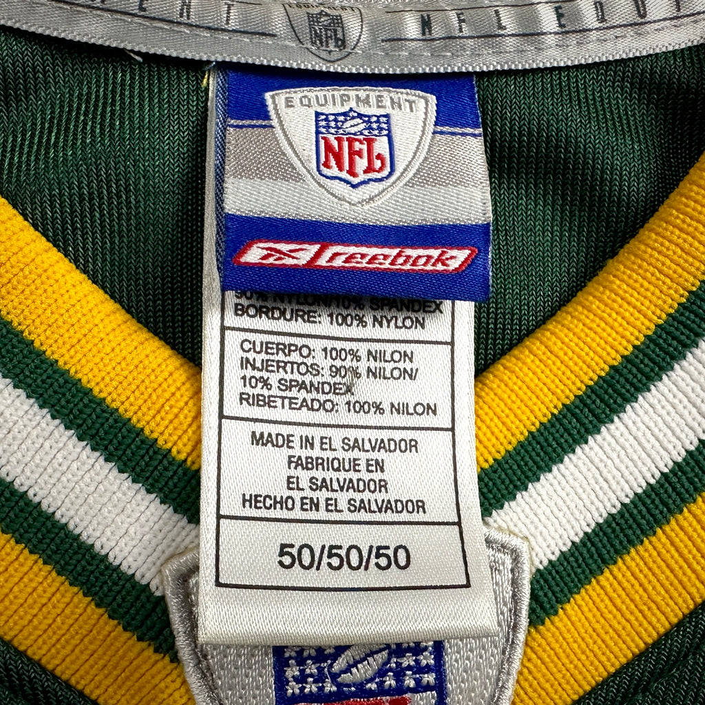 2003 Reebok NFL Authentic Jersey Green Bay Packers Brett Favre Sz. 50 Lambeau Patch