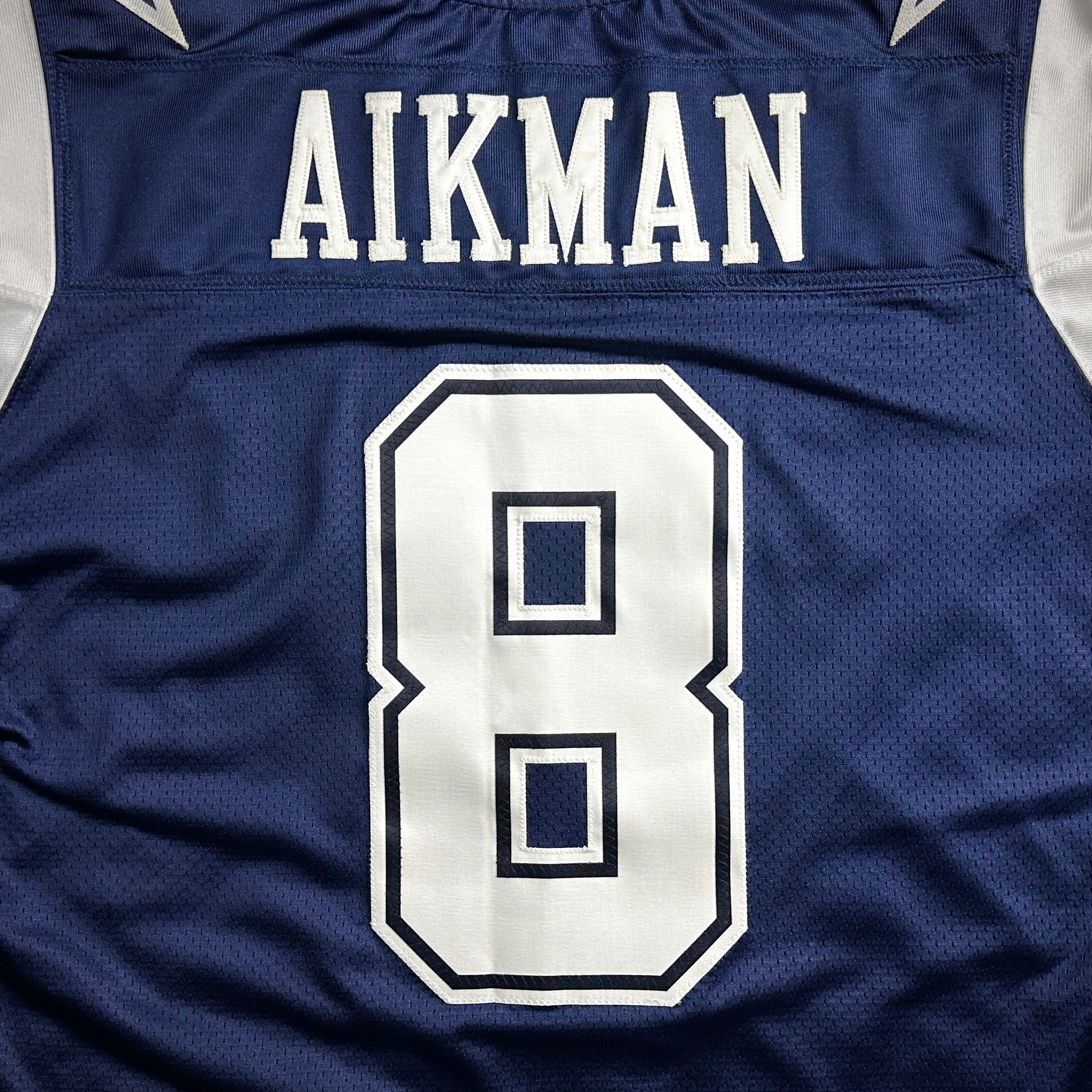 Reebok NFL Authentic Jersey Dallas Cowboys Troy Aikman 48 Throwback Double Star