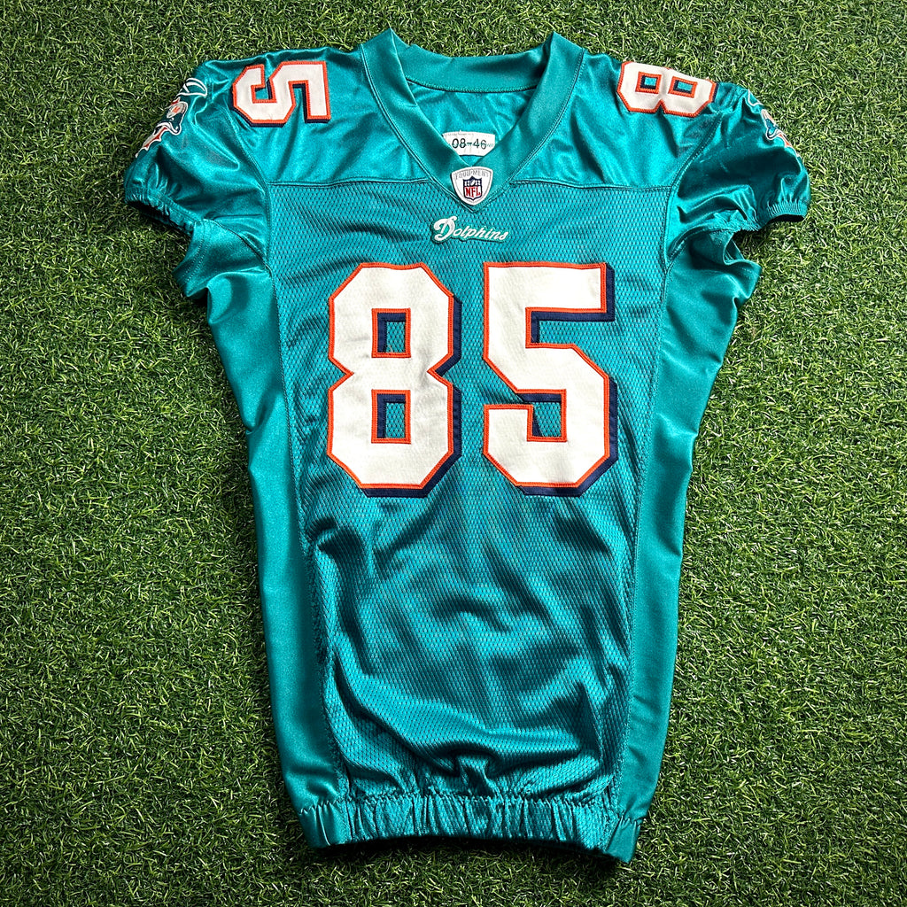 2009 Reebok NFL Authentic Game-Used Miami Dolphins Jersey Kory Sperry Rookie Sz. 46