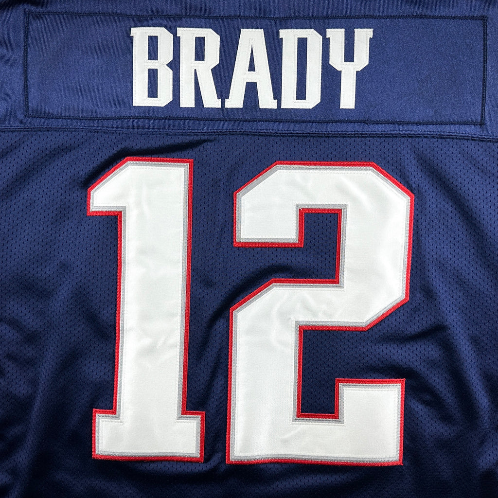 2003 Reebok NFL Authentic Jersey New England Patriots Tom Brady Sz. 52 Super Bowl XXXVIII