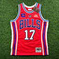 Mitchell & Ness NFL Authentic Buffalo Bills Custom Basketball Jersey Josh Allen Sz. M