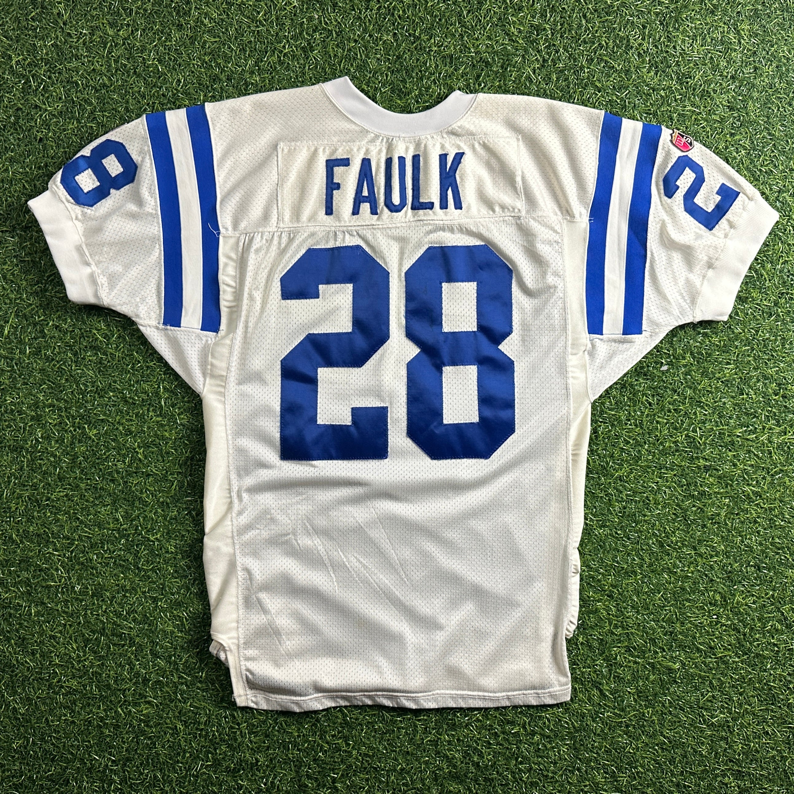 1995 Wilson NFL Team Issued Game Jersey Indianapolis Colts Marshall Faulk 48 HOF