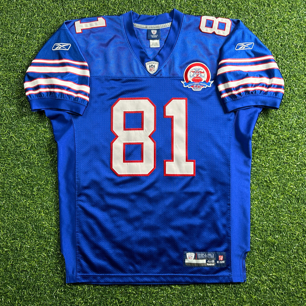 2009 Reebok NFL Authentic Throwback Jersey Buffalo Bills Terrell Owens Sz. 48 Vintage HOF