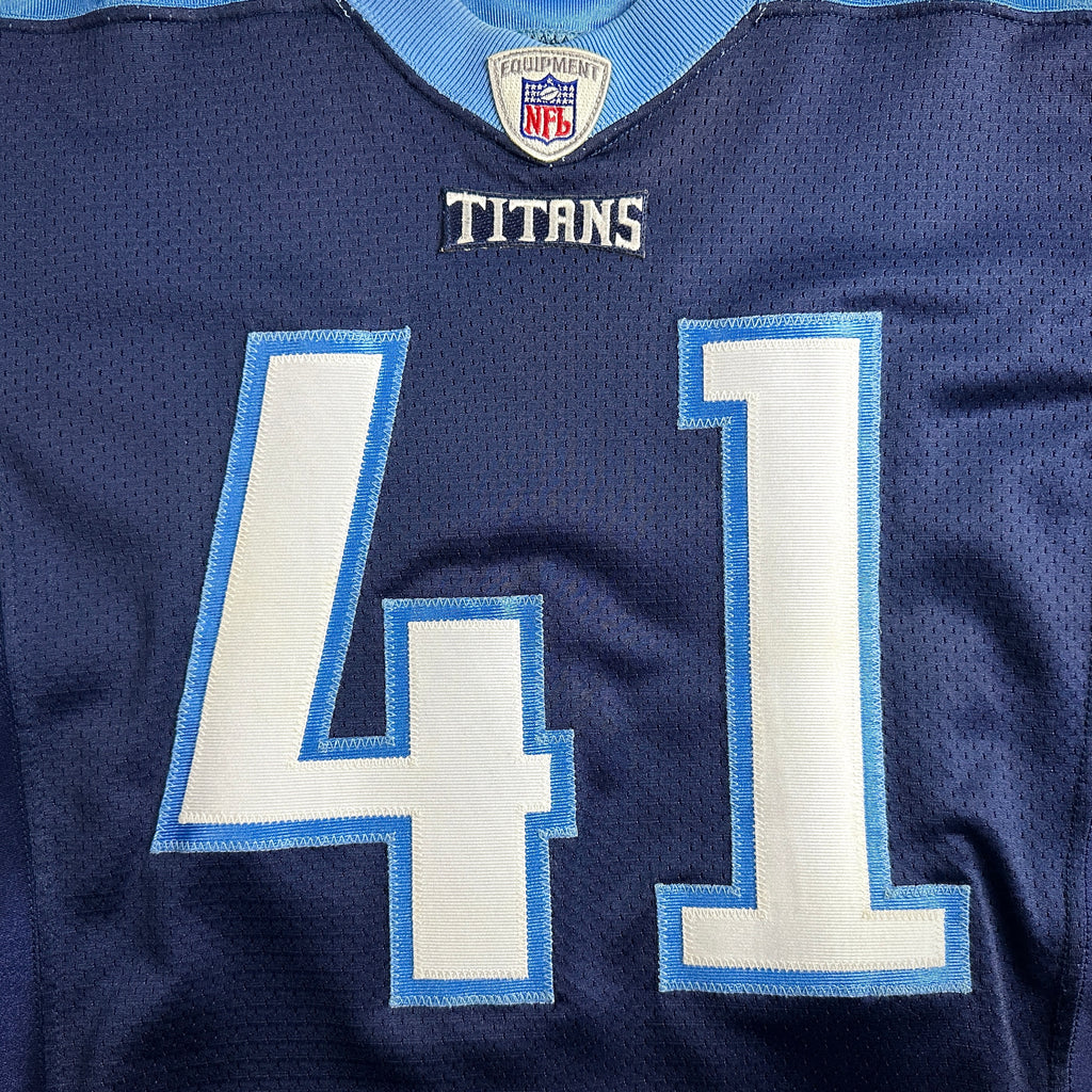 2003 Reebok NFL Game-Issued Jersey Tennessee Titans John Hampton Sz. 46 SMU