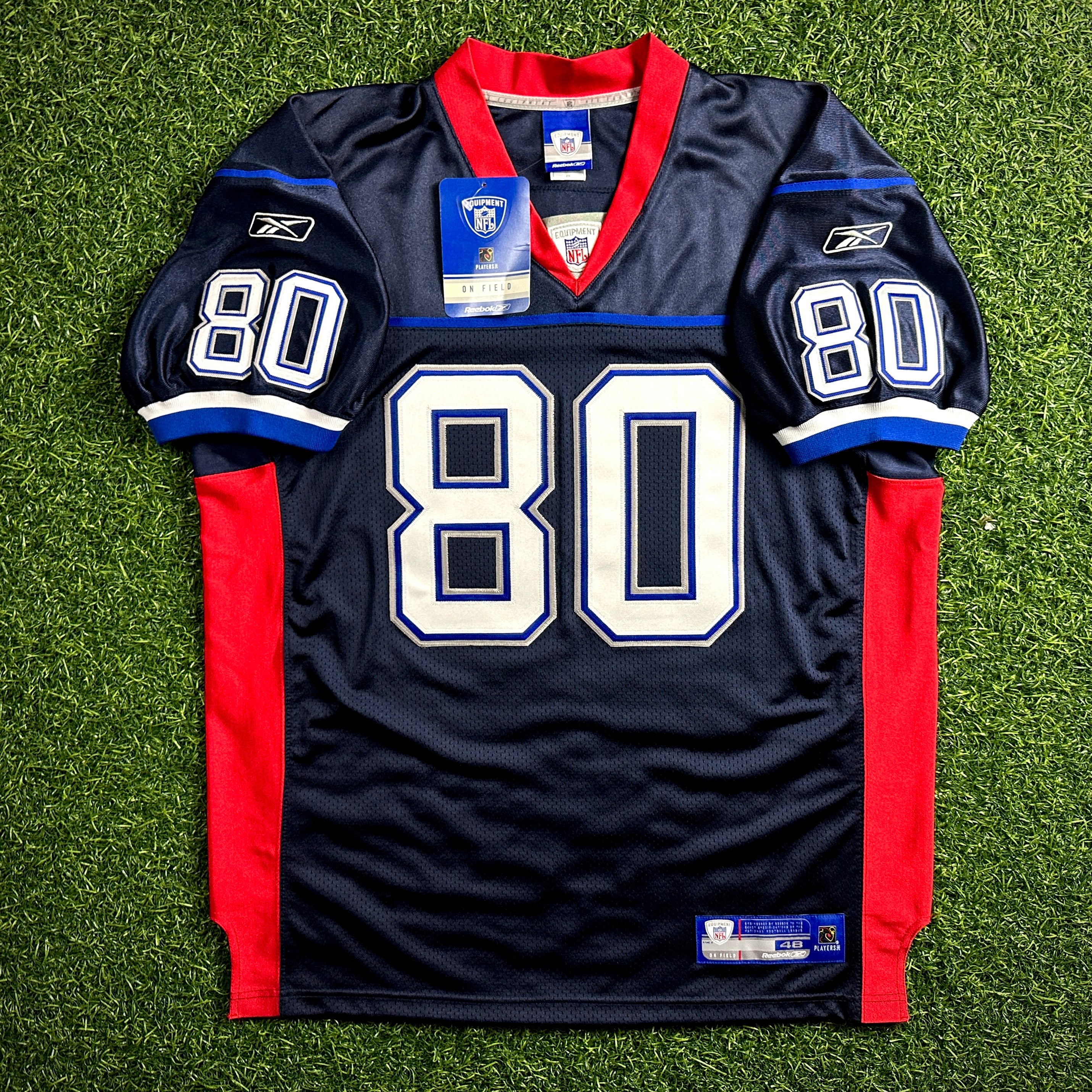 New! 2002 Reebok NFL Authentic Jersey Buffalo Bills Eric Moulds Sz. 48 Vintage