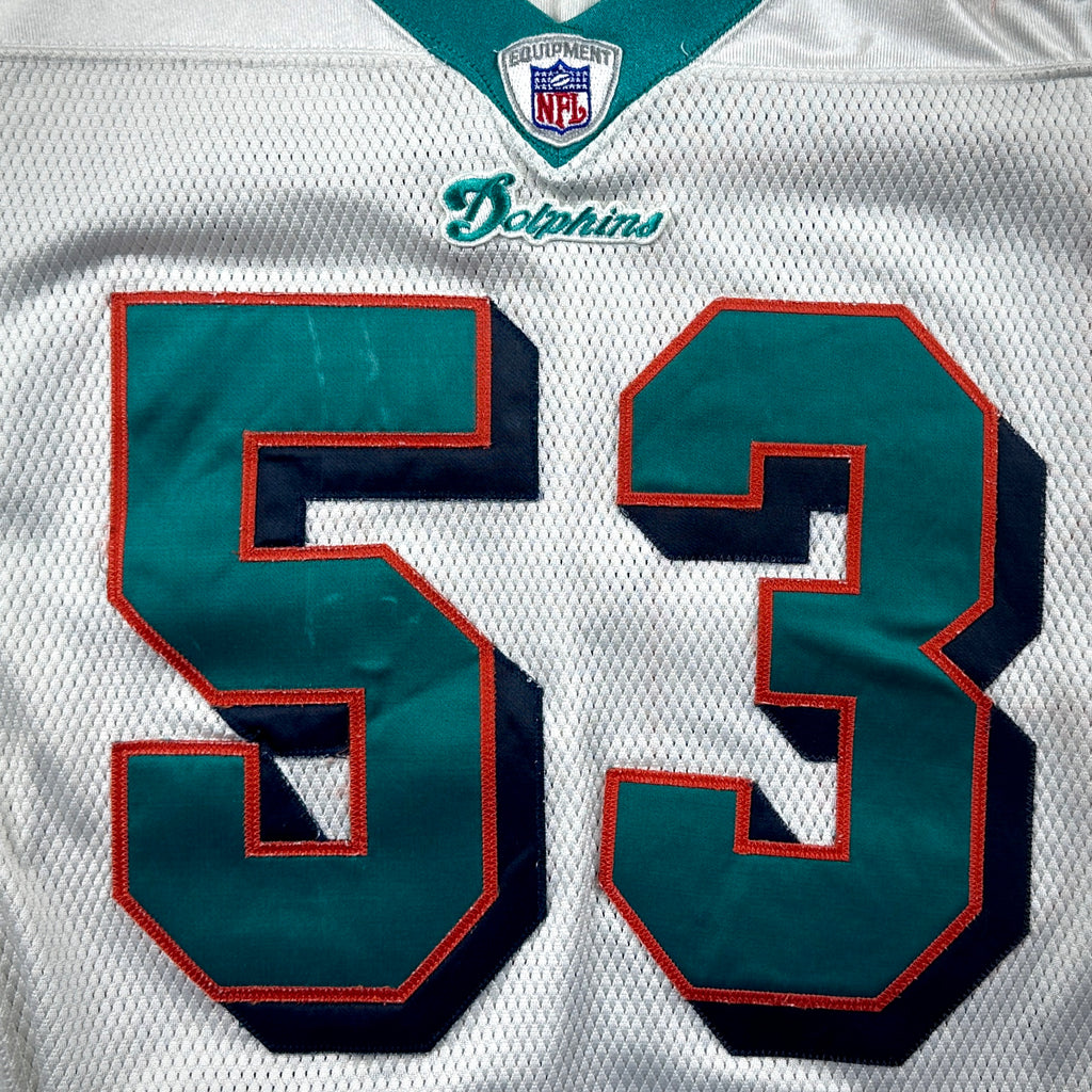 2005 Reebok NFL Game-Used Jersey Miami Dolphins Derek Curry Notre Dame