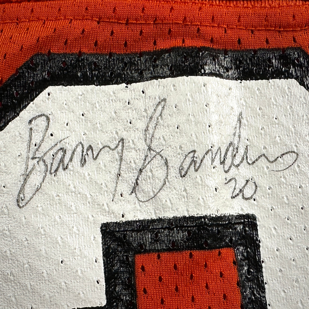 1988 Russell NCAA Team-Issued Jersey Oklahoma State Cowboys Barry Sanders Autograph JSA