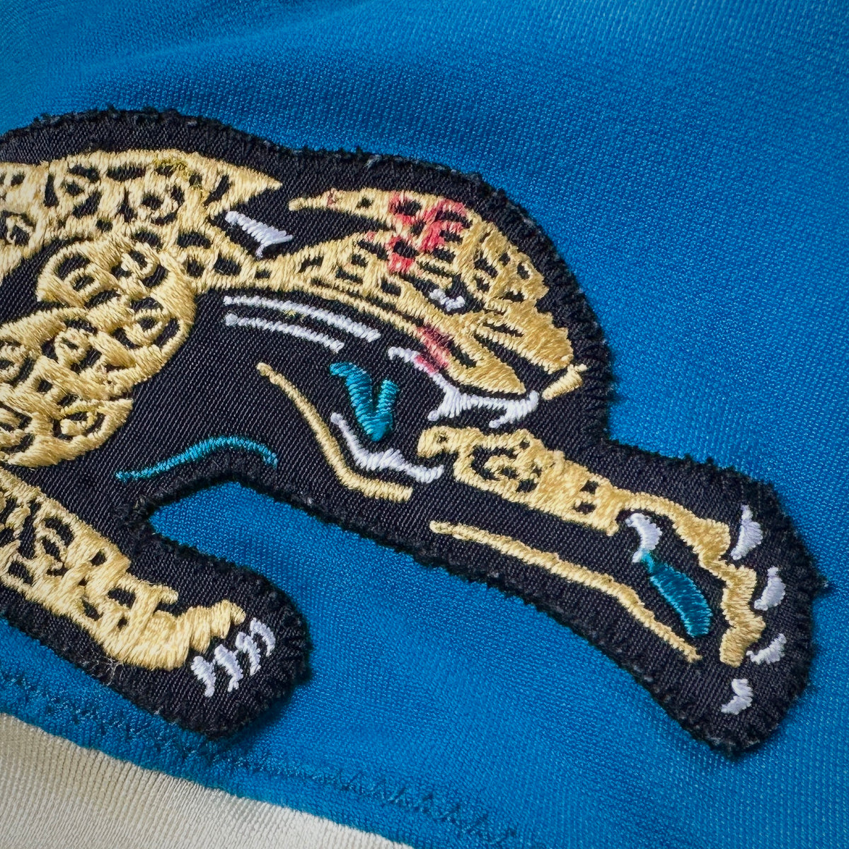 2007 Reebok NFL Game-Used Jersey Jacksonville Jaguars Brian Williams Teal Throwback