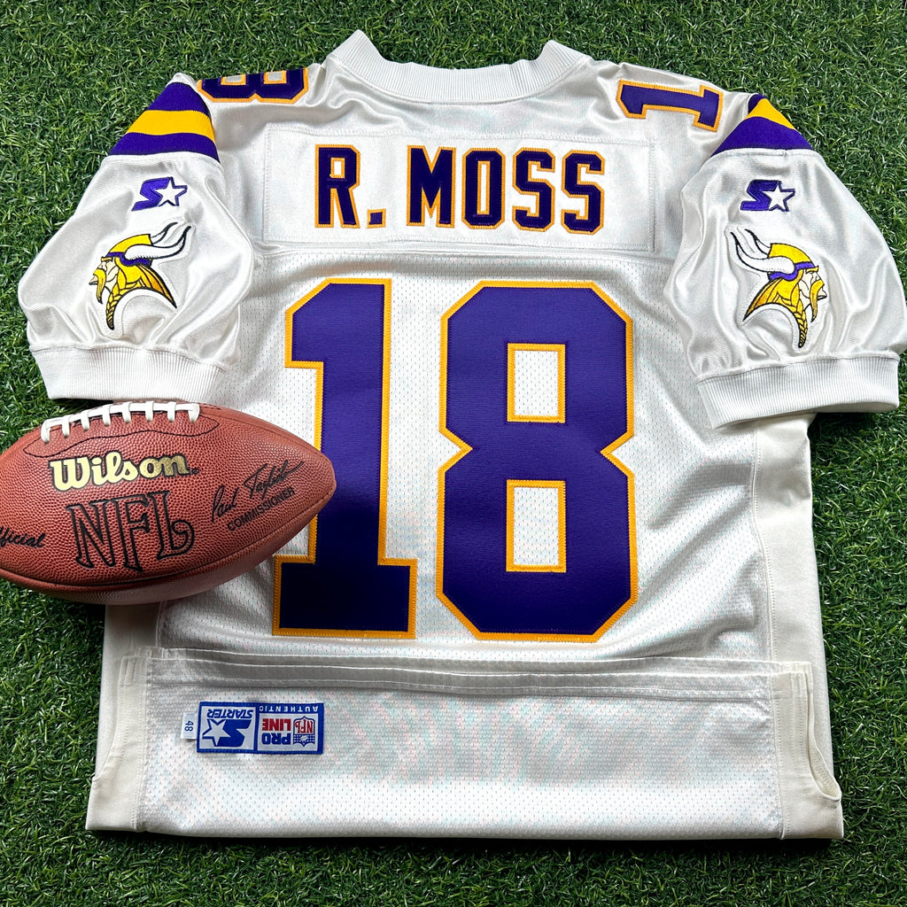 1998 Starter NFL Pro Line Authentic Jersey Minnesota Vikings Randy Moss Sz. 48 Rookie #18