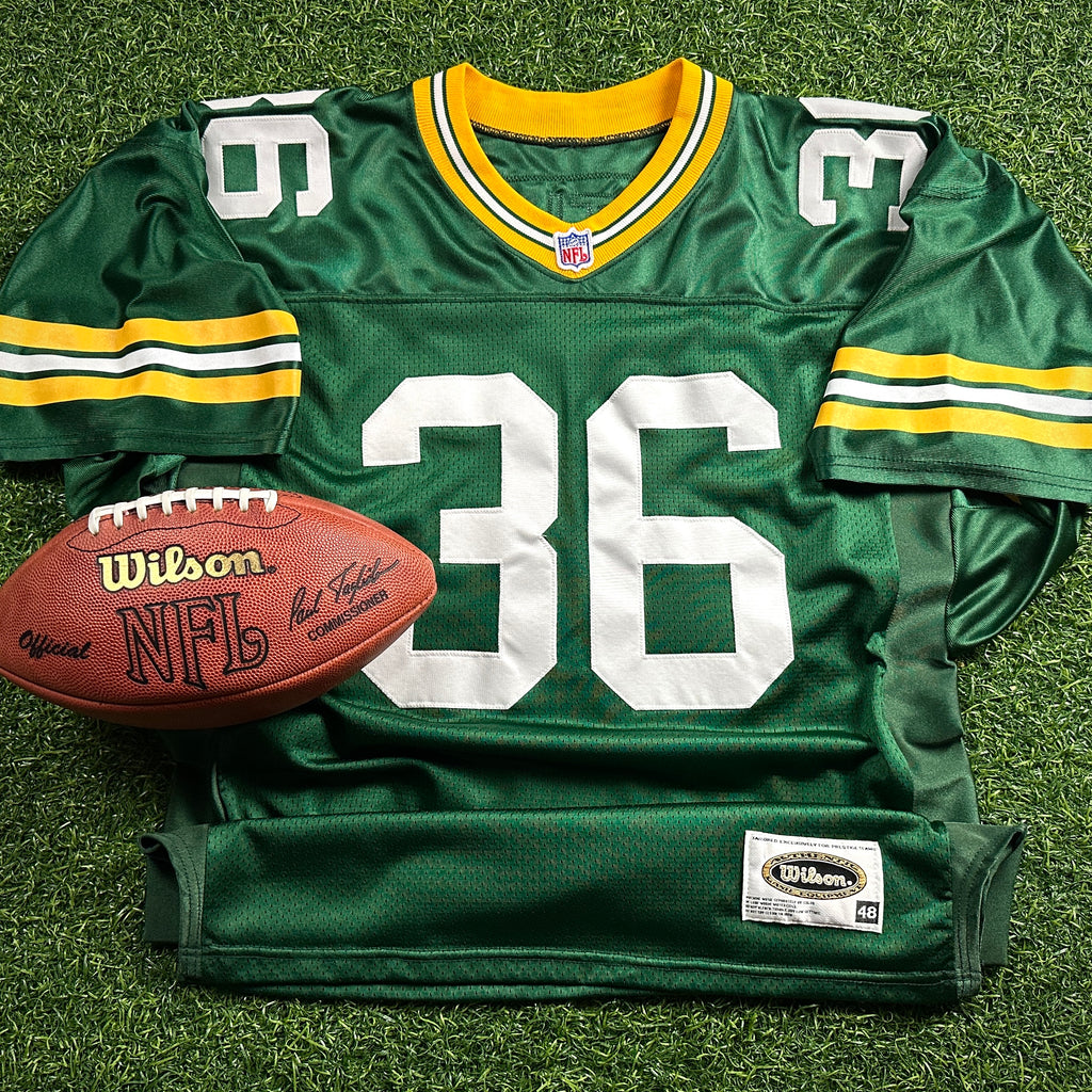 1996 Wilson NFL Authentic Jersey Green Bay Packers LeRoy Butler Sz. 48 Vintage