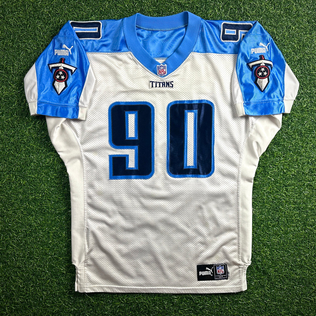 1999 Puma NFL Pro Model Authentic Jersey Tennessee Titans Jevon Kearse Rookie Sz. 46 Berlin WI