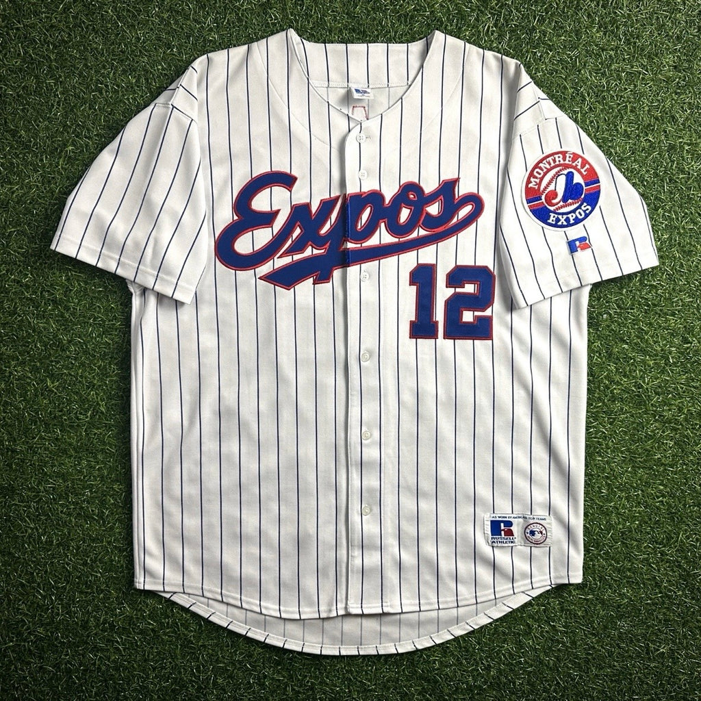 New! 1995 Russell MLB Authentic Jersey Montreal Expos Tom Brady Rookie Sz. XL