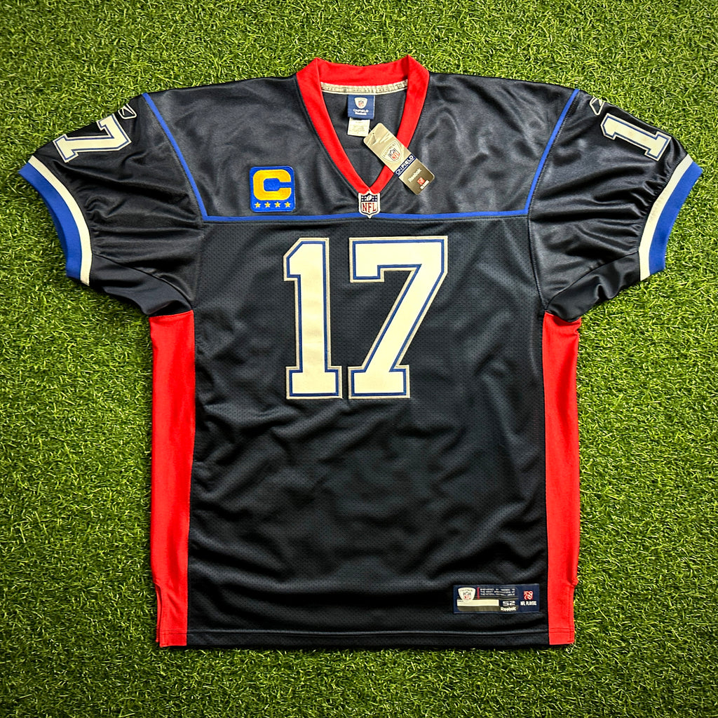 New! Reebok NFL Authentic Reverse Retro Jersey Buffalo Bills Josh Allen Sz. 52