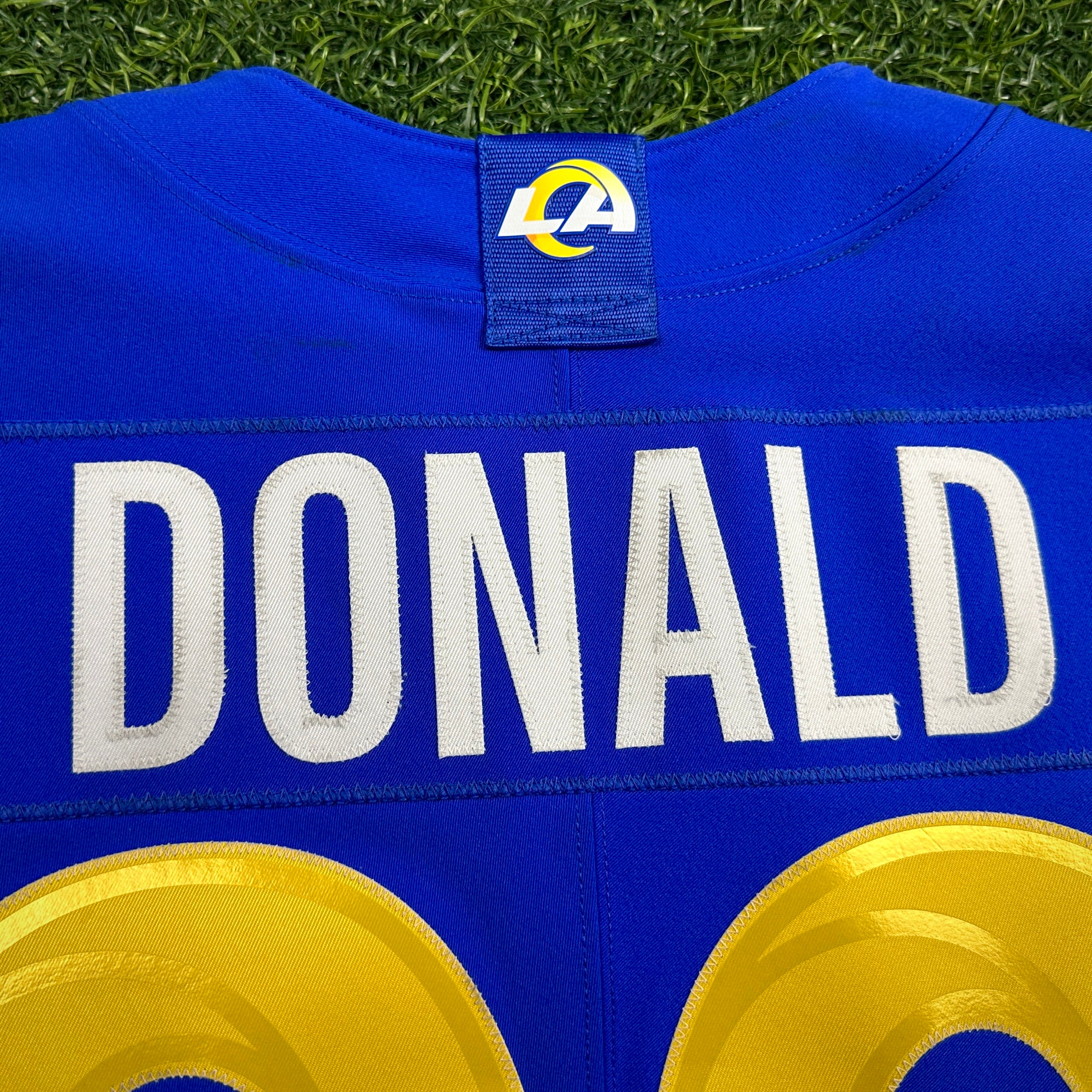 2021 Nike NFL Team Issued Jersey Los Angeles Rams Aaron Donald Crucial Catch 44