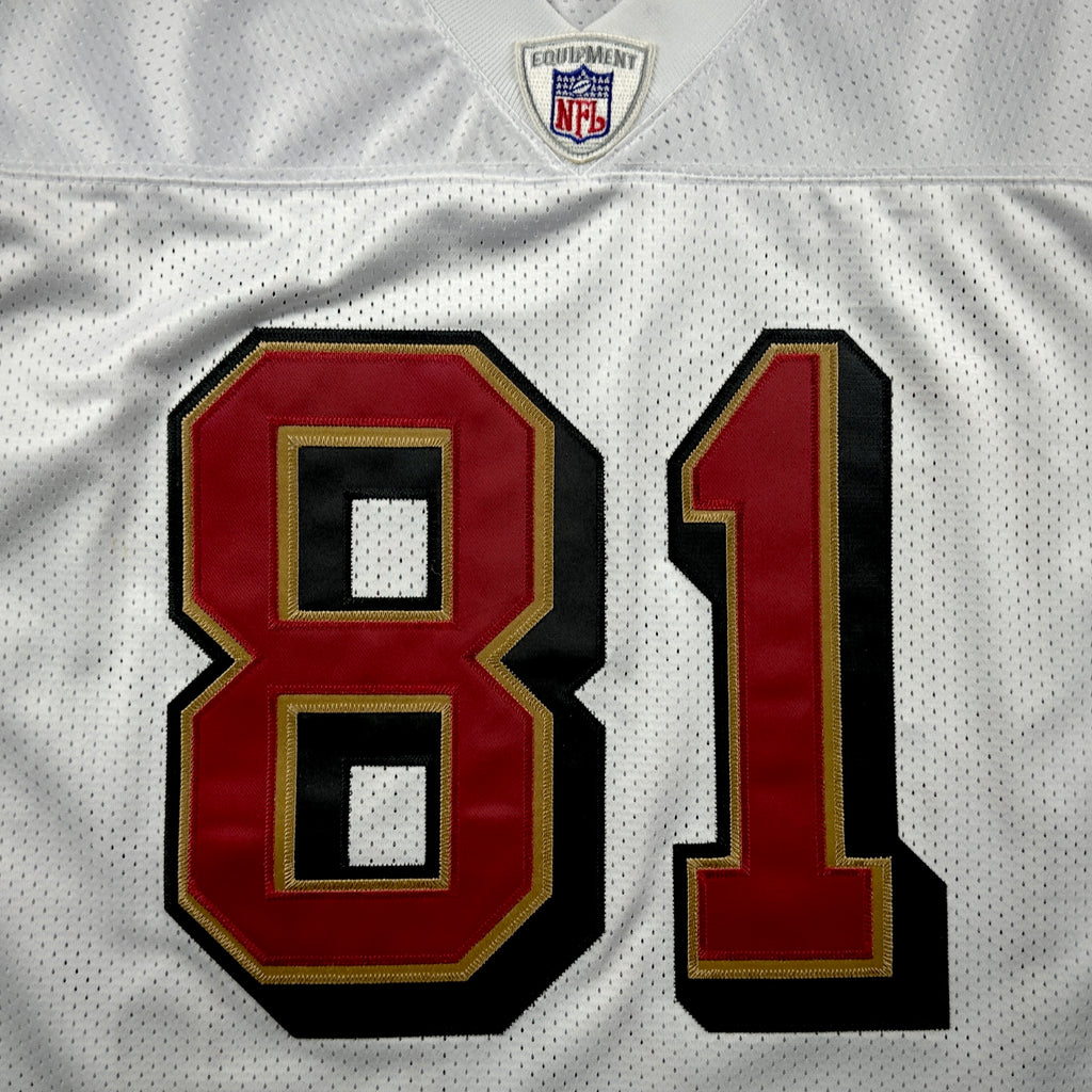 2003 Reebok NFL Authentic Jersey San Francisco 49ers Terrell Owens Sz. 48 White Vintage