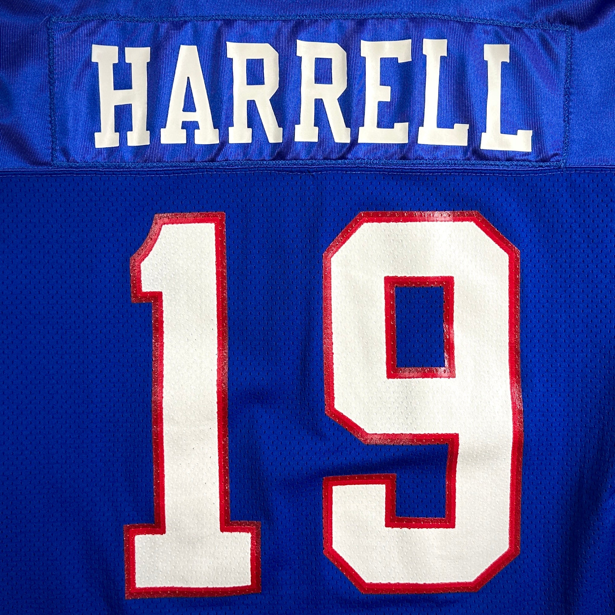 1994 Apex NFL Game Used Worn Jersey New York Giants Greg “Flea” Harrell Sz. 44