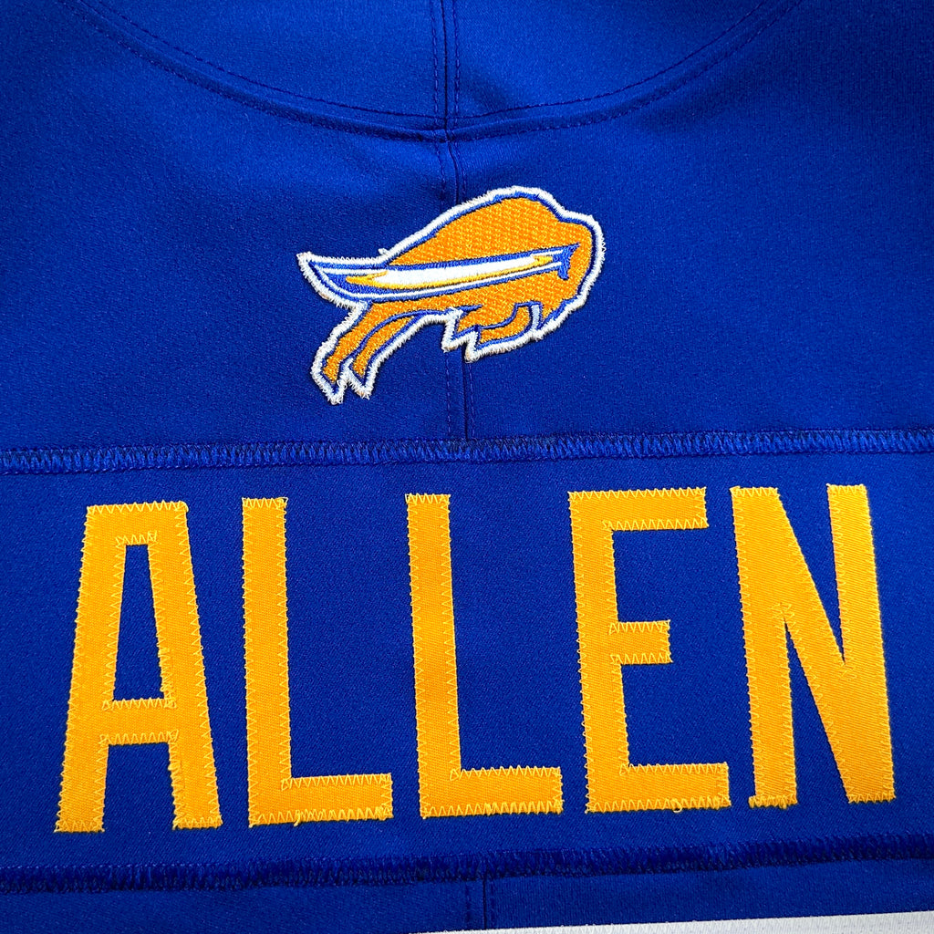 New! Nike NFL X NHL Vapor Elite Authentic Jersey Buffalo Bills Sabres Josh Allen Blue Sz. 44