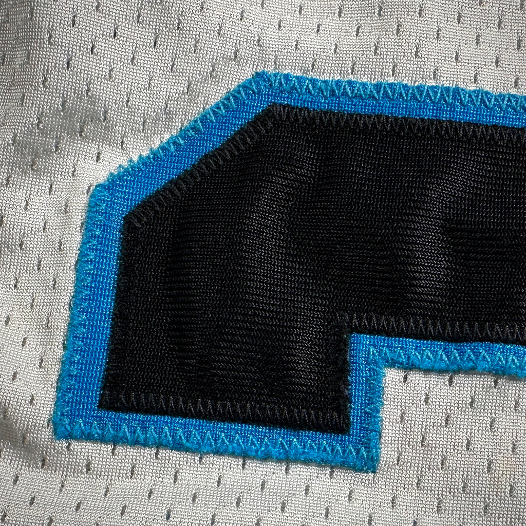 2004 Reebok NFL Game Used Worn Jersey Carolina Panthers Joey Harris Sz 40 Rookie