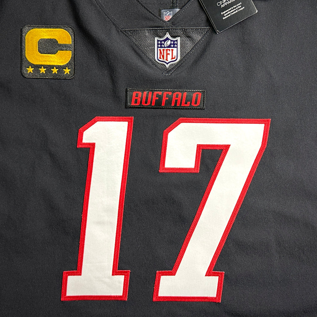 New! Nike NFL X NHL Vapor Elite Authentic Jersey Buffalo Bills Sabres Josh Allen Sz. 48