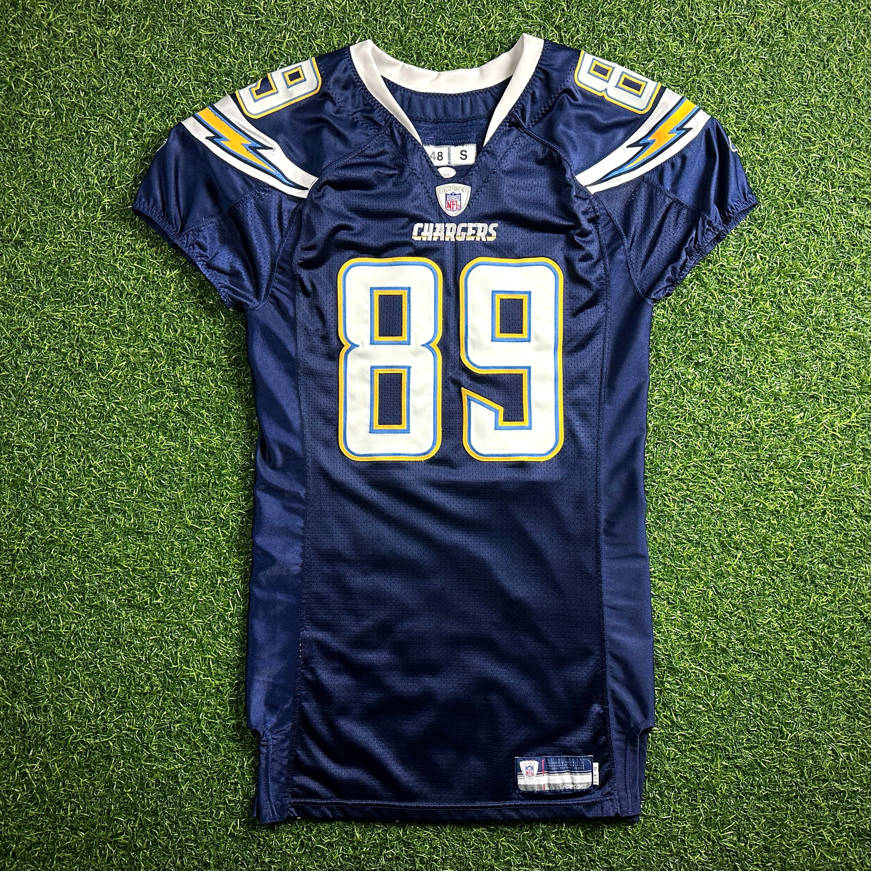 2007 Reebok NFL Game Issued Jersey San Diego Chargers Chris Chambers Autograph