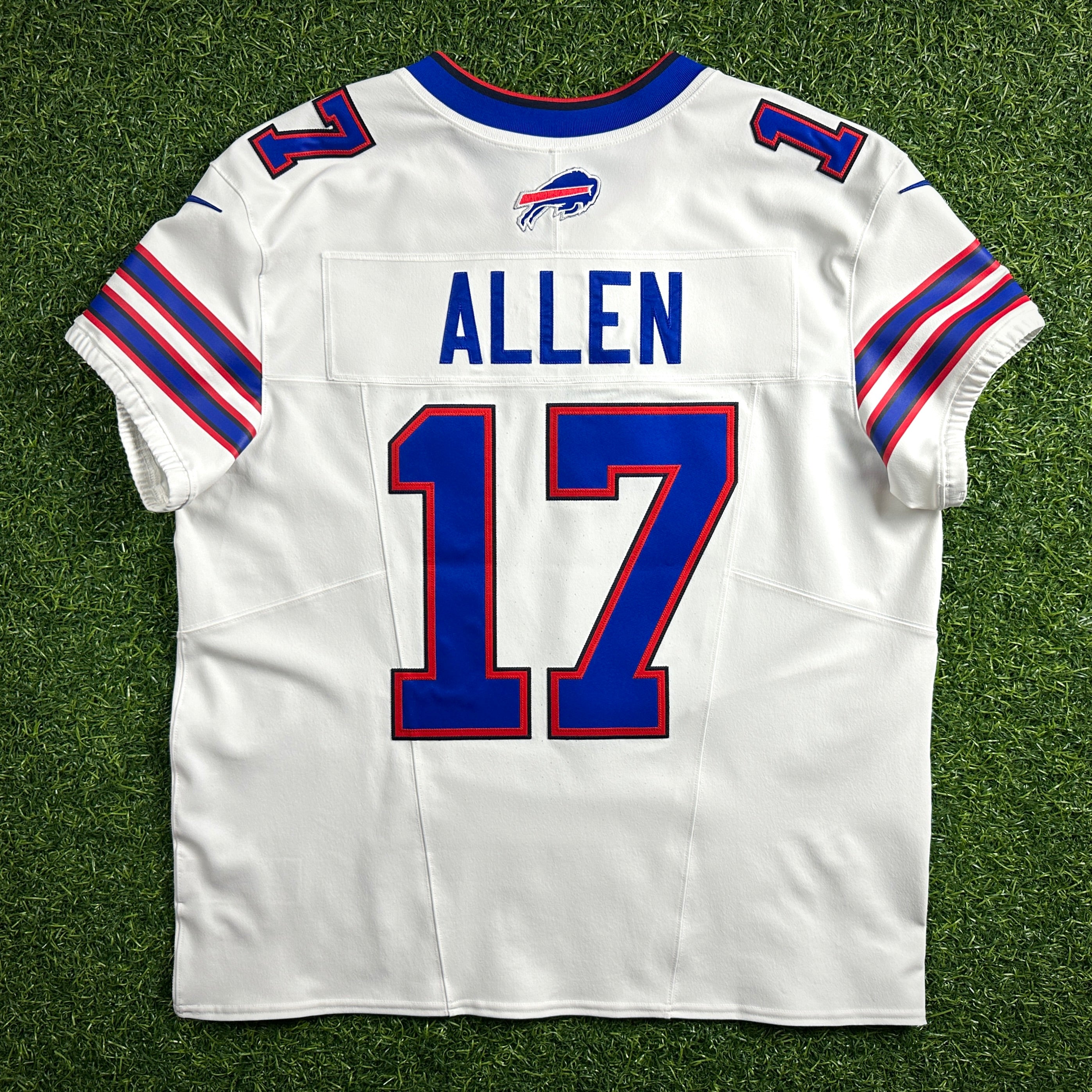 New! 2025 Nike NFL Vapor FUSE Elite Authentic Jersey Buffalo Bills Josh Allen Sz. 48 White Road