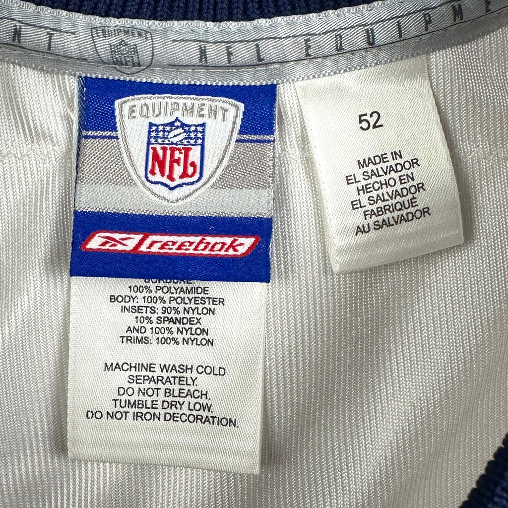 2007 Reebok NFL Authentic Jersey New England Patriots Randy Moss White Away Sz. 52