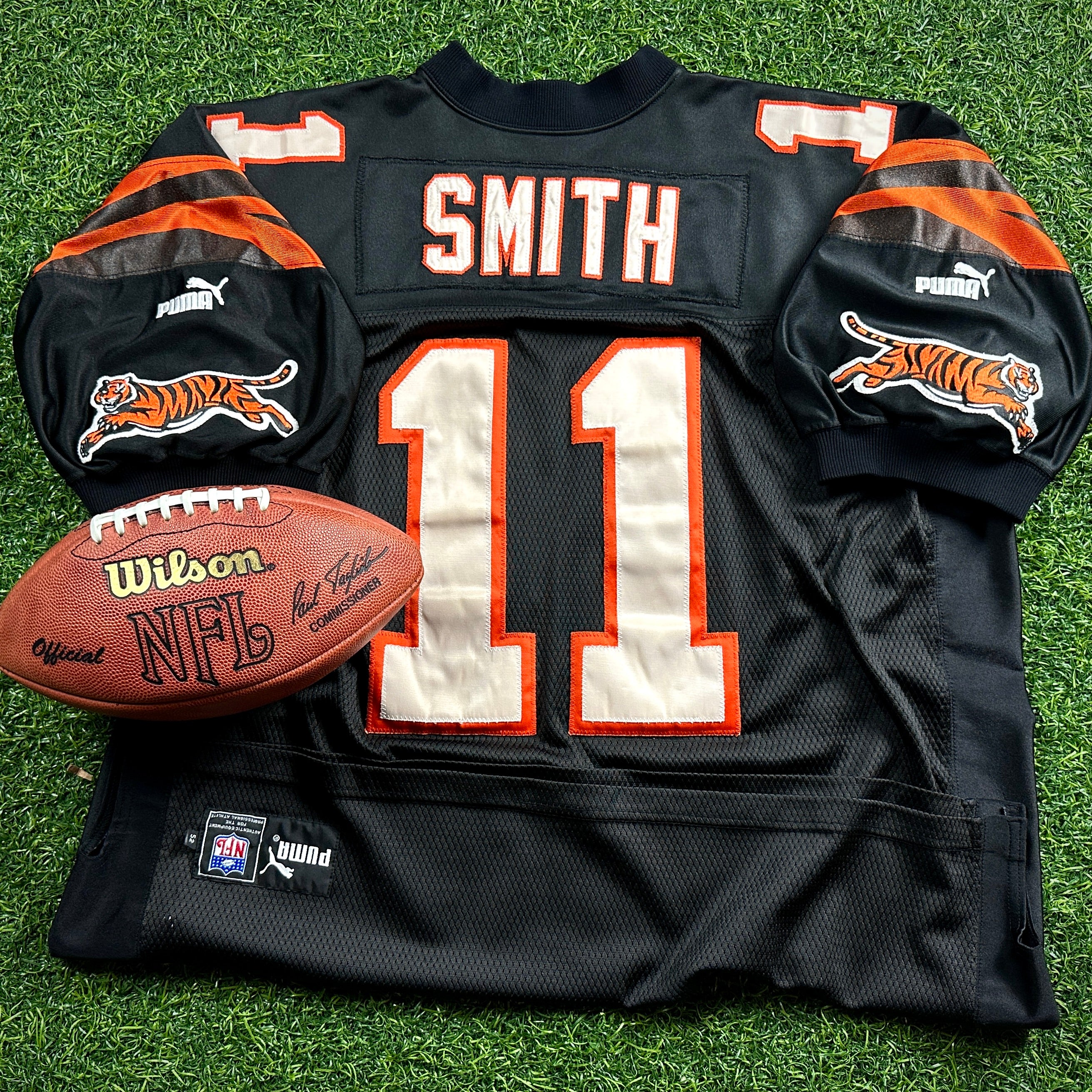 2000 Puma NFL Authentic Jersey Cincinnati Bengals Akili Smith Sz. 52 Vintage