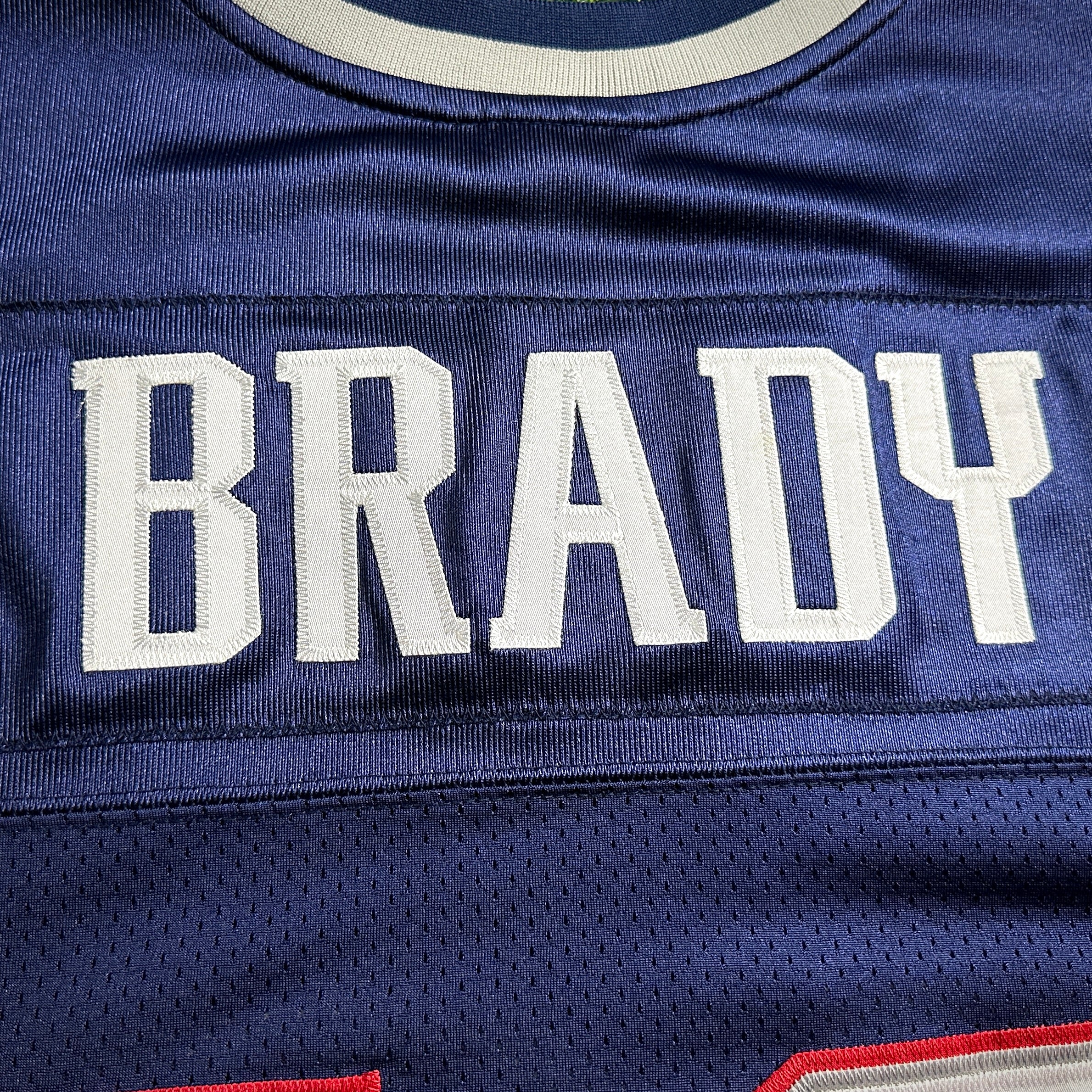 2004 Reebok NFL Authentic Jersey New England Patriots Tom Brady Sz 50 Super Bowl