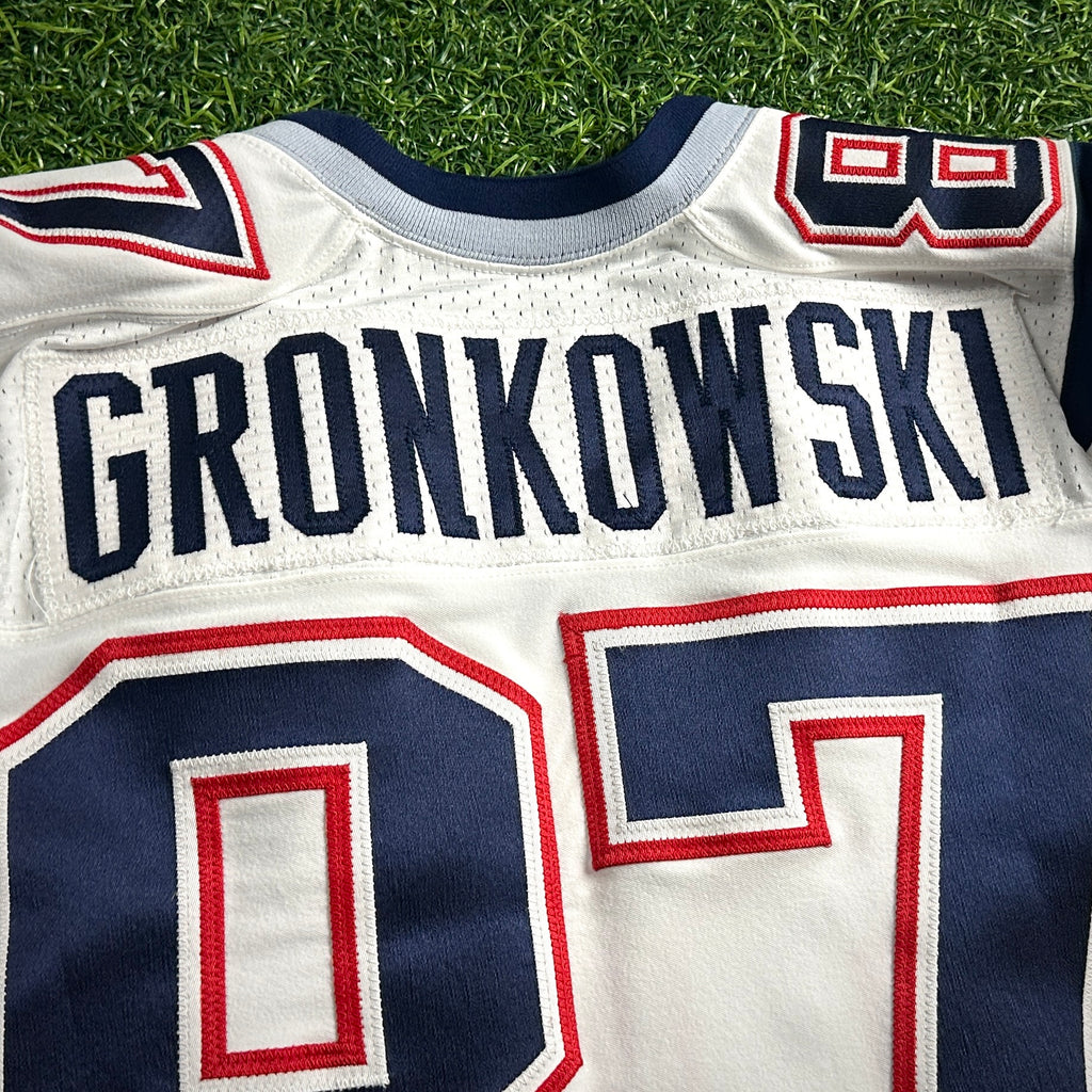 2014 Nike NFL Team-Issued Super Bowl XLIX Game Jersey New England Patriots Rob Gronkowski