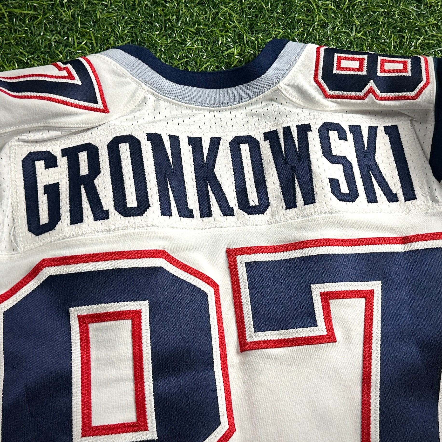 2014 Nike NFL Team-Issued Super Bowl XLIX Game Jersey New England Patriots Rob Gronkowski