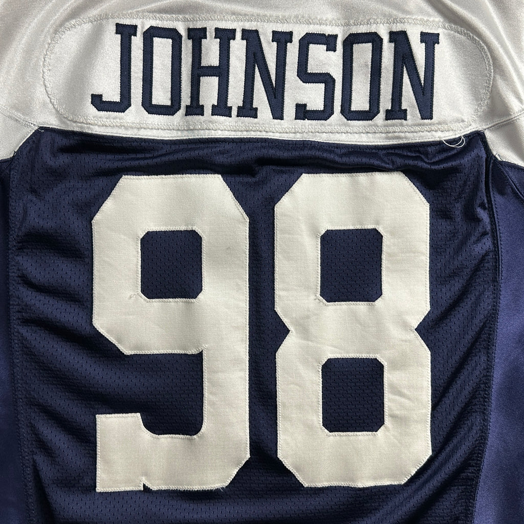 2009 Reebok NFL Game-Used Thanksgiving Throwback Jersey Dallas Cowboys Curtis Johnson Sz. 50