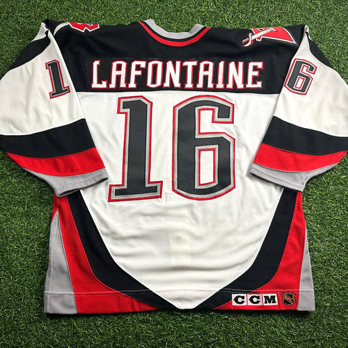 1996 CCM NHL Center Ice Authentic Jersey Buffalo Sabres Pat LaFontaine Sz. 52