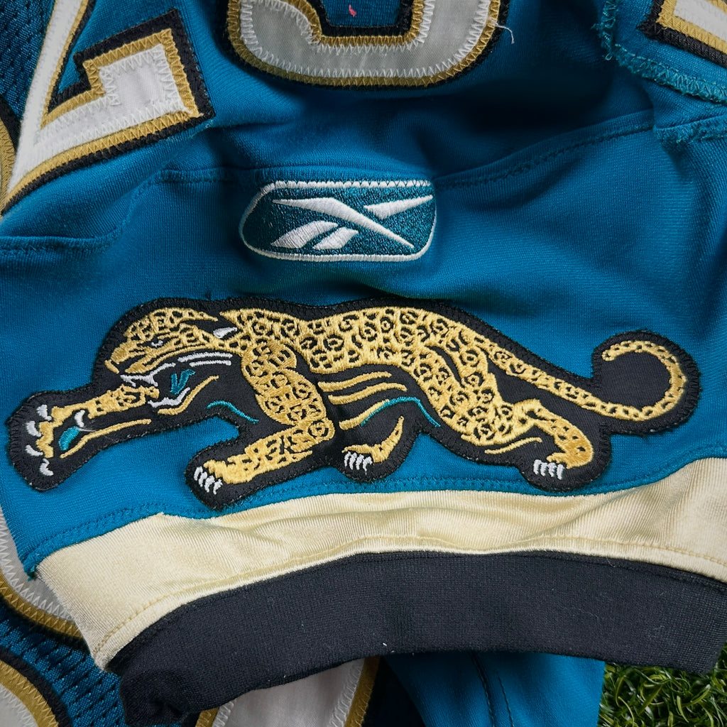 2007 Reebok NFL Game-Used Jersey Jacksonville Jaguars Brian Williams Teal Throwback