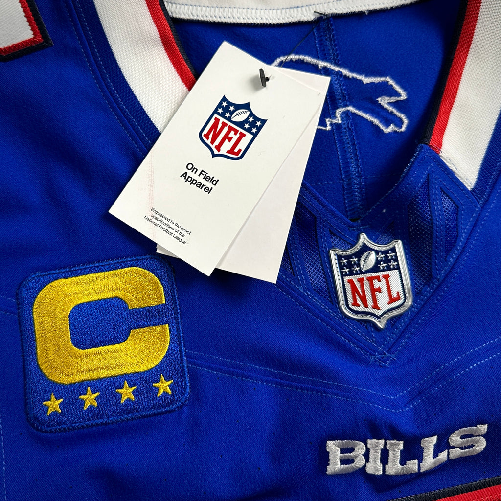 New! 2025 Nike NFL Vapor FUSE Elite Authentic Jersey Buffalo Bills Josh Allen Sz. 44 Blue Home