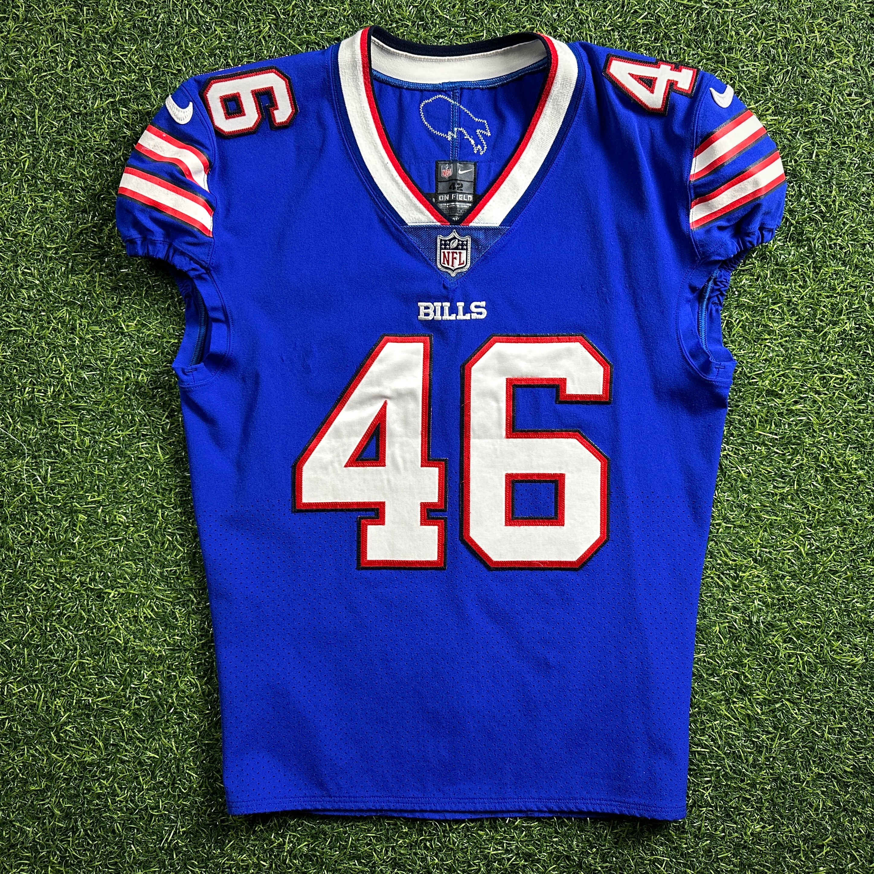 2017 Nike NFL Game-Used Jersey Buffalo Bills Abner Logan Sz. 42 Team COA