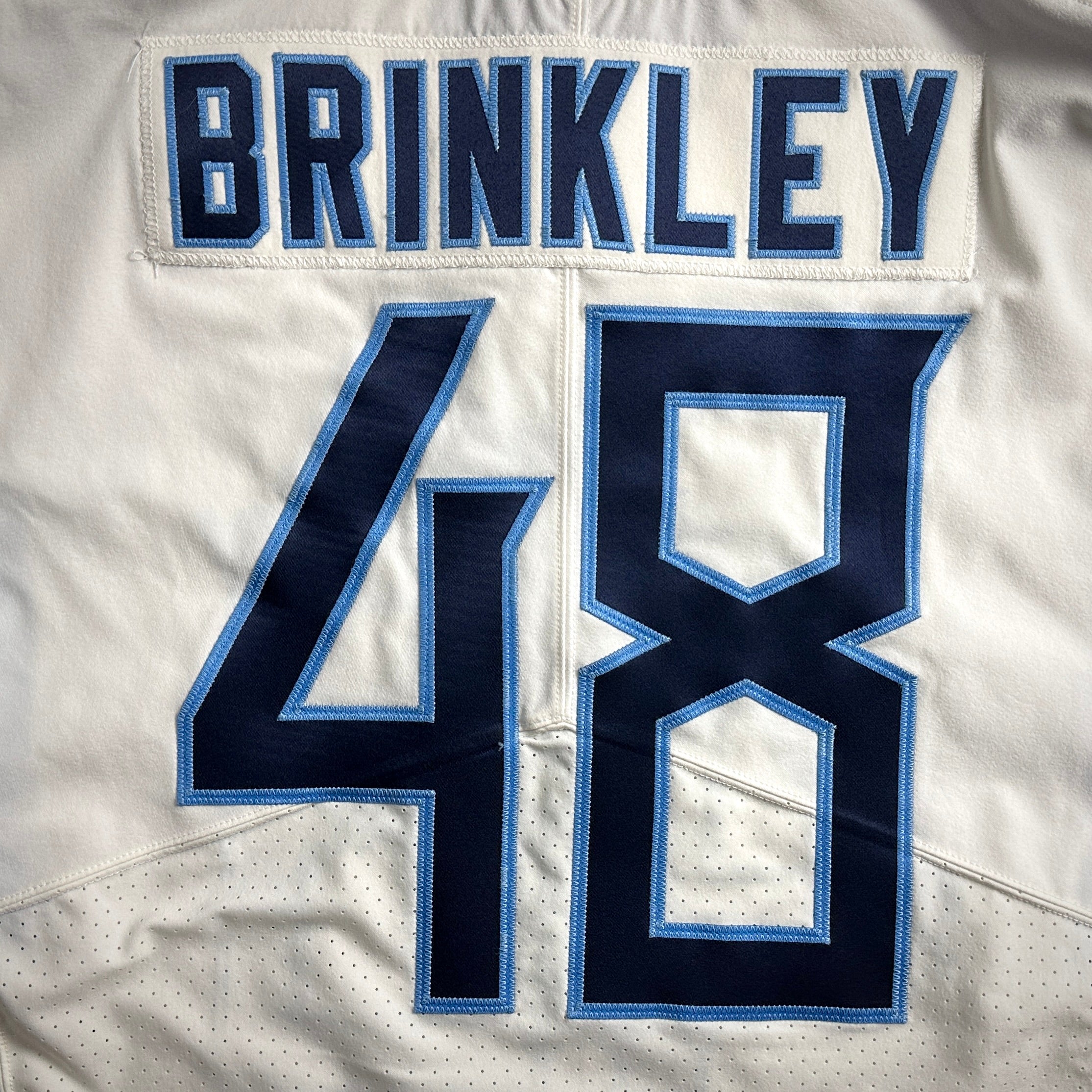 2020 Nike NFL Team Issued Game Jersey Tennessee Titans Beau Brinkley Sz 44 SKILL