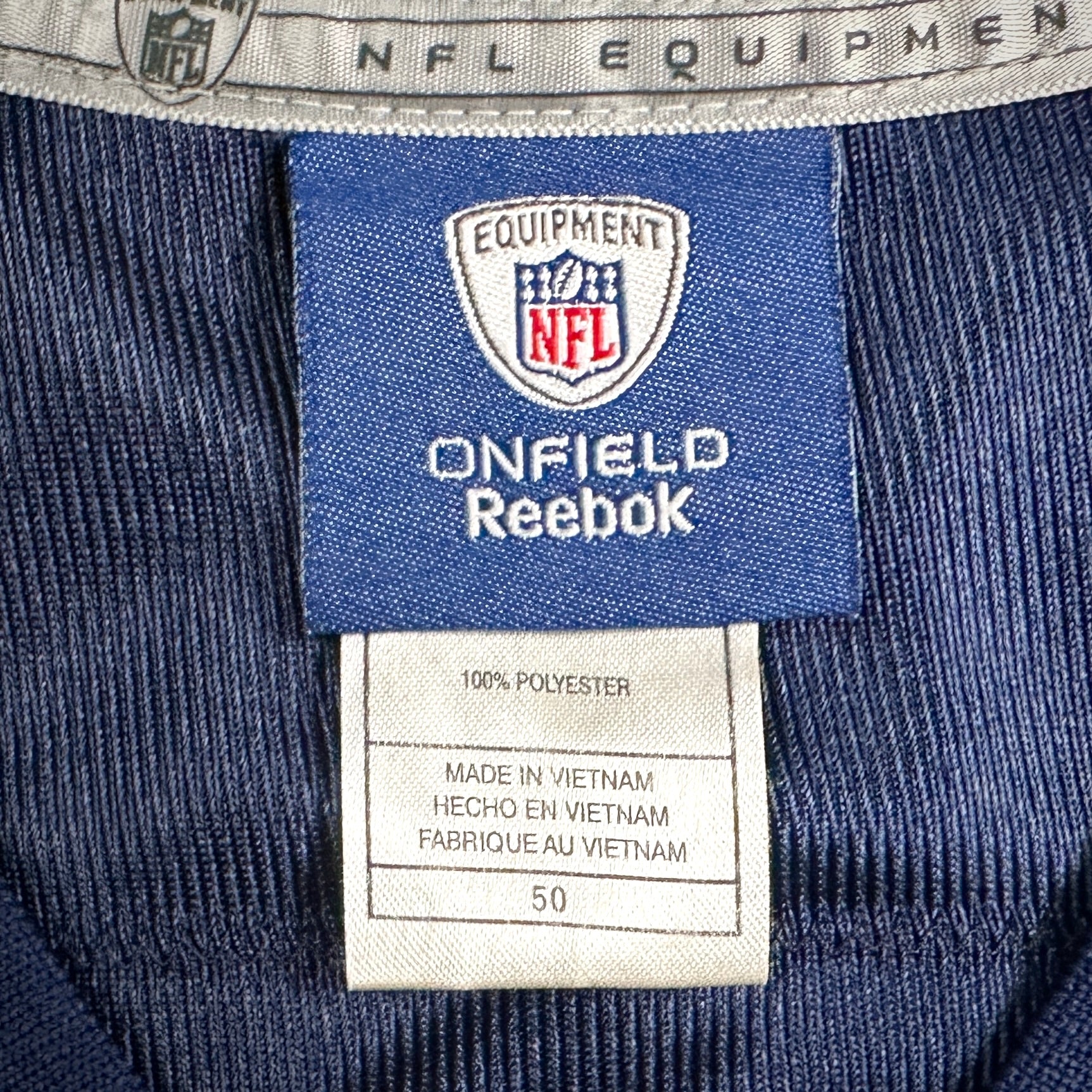 2010 Reebok NFL Authentic Jersey New England Patriots Wes Welker Sz. 50 Vintage