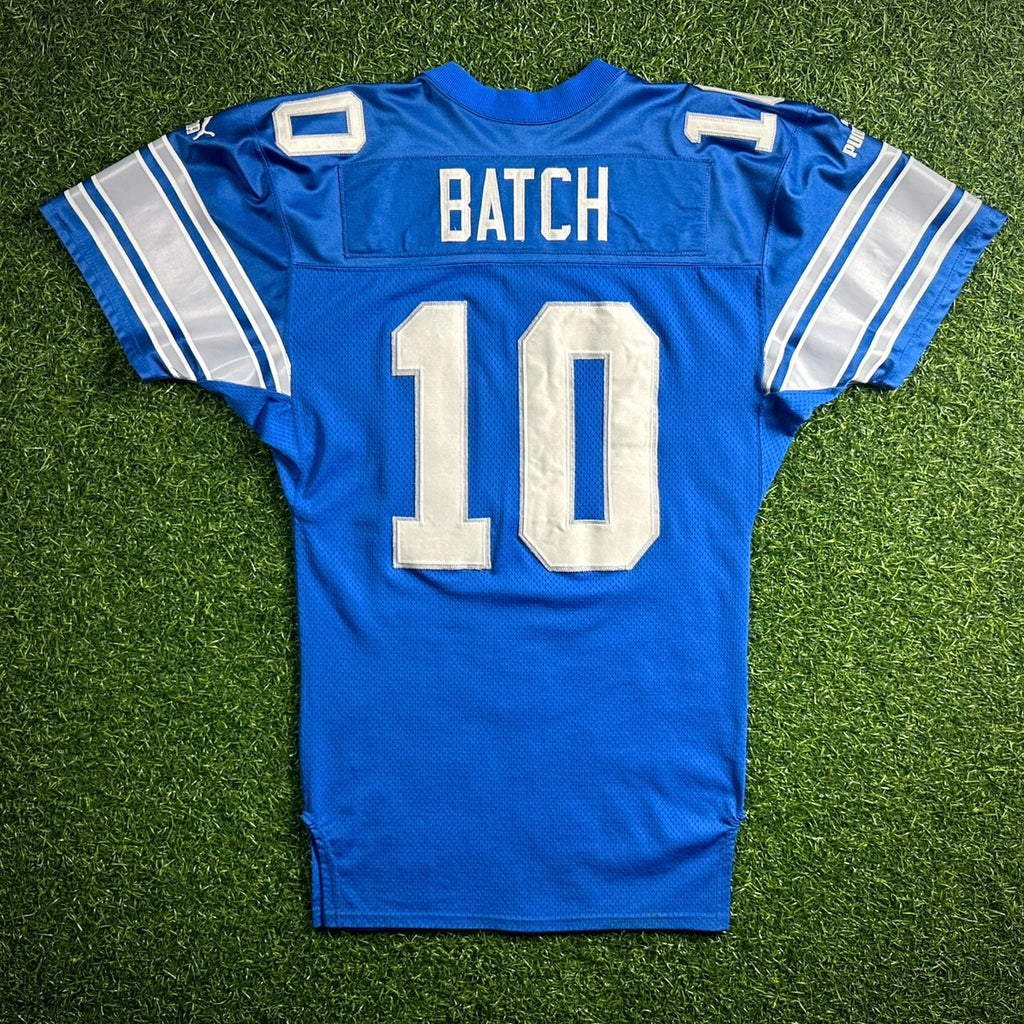 1999 Puma NFL Authentic Game-Issued Jersey Detroit Lions Charlie Batch Sz. 46