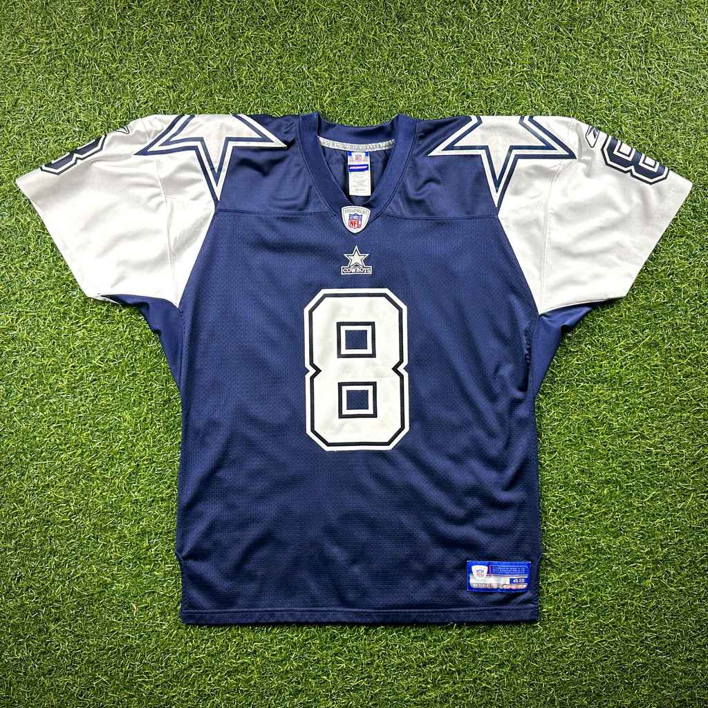 Reebok NFL Authentic Jersey Dallas Cowboys Troy Aikman Sz. 48 Throwback Double Star