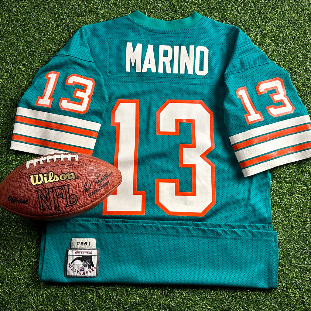 Mitchell & Ness NFL Authentic 1984 Miami Dolphins Throwback Jersey Dan Marino Sz. 44