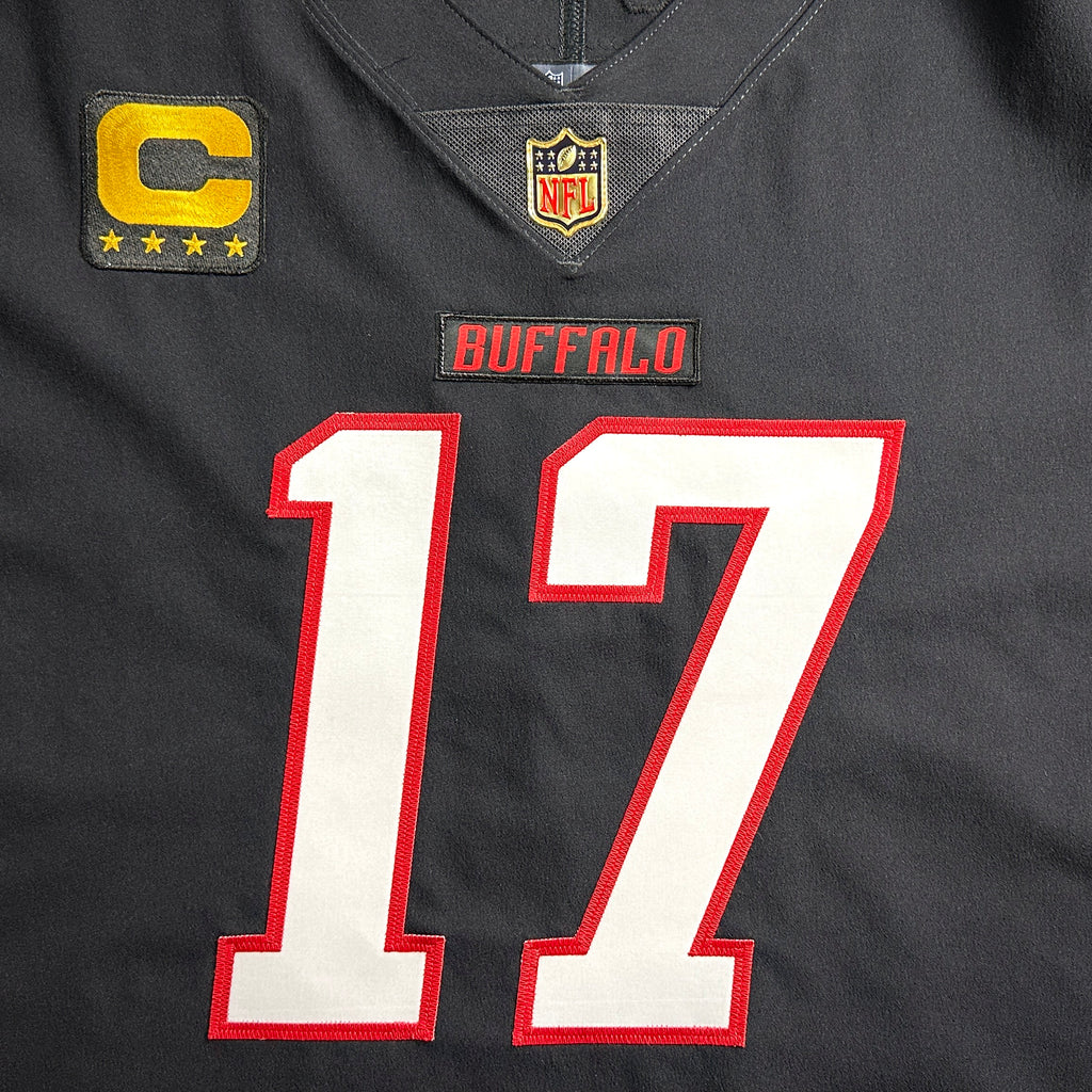 New! Nike NFL X NHL Vapor Elite Authentic Jersey Buffalo Bills Sabres Josh Allen Sz. 48