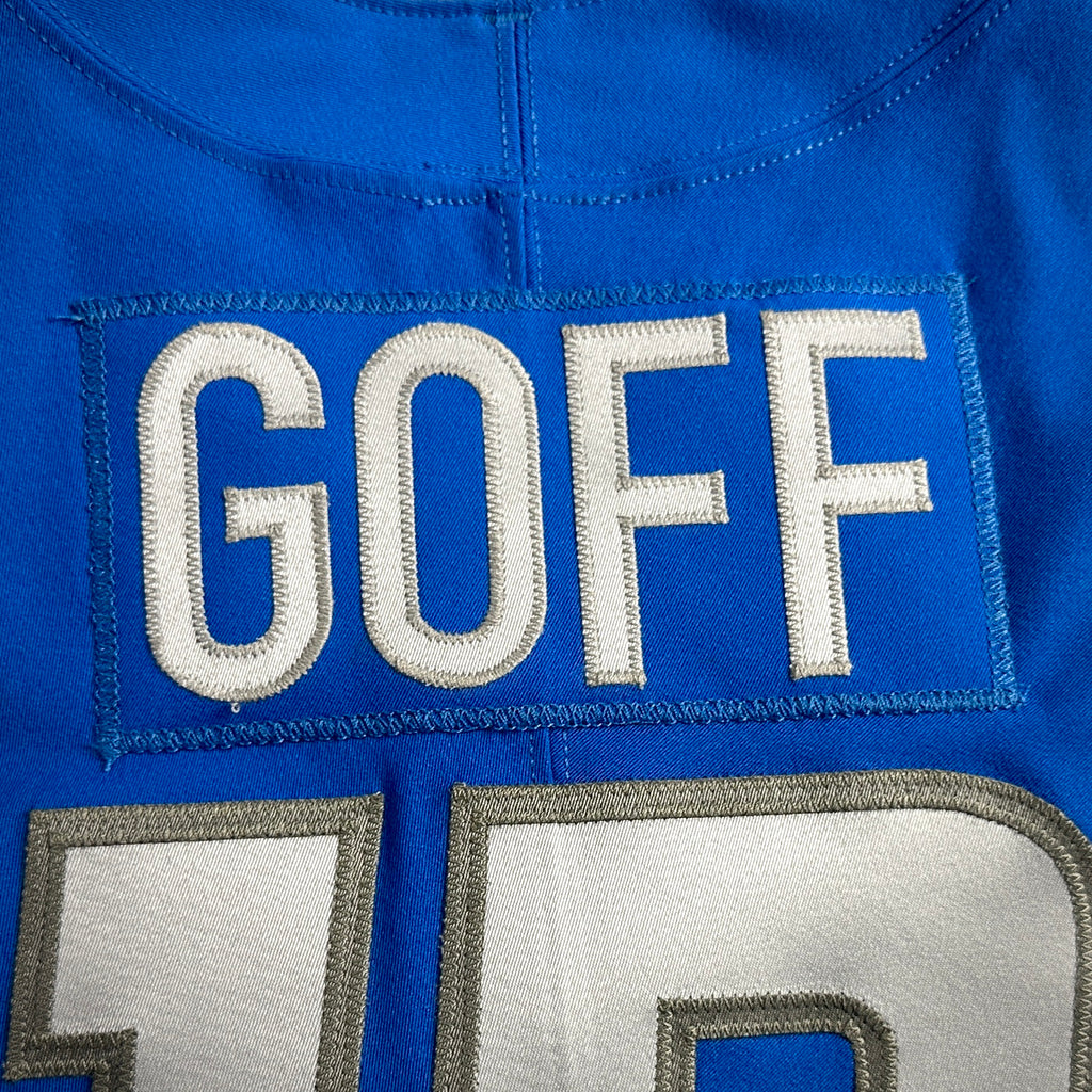 2021 Nike NFL Game-Issued Jersey Detroit Lions Jared Goff Sz. 42 SKILL COVID