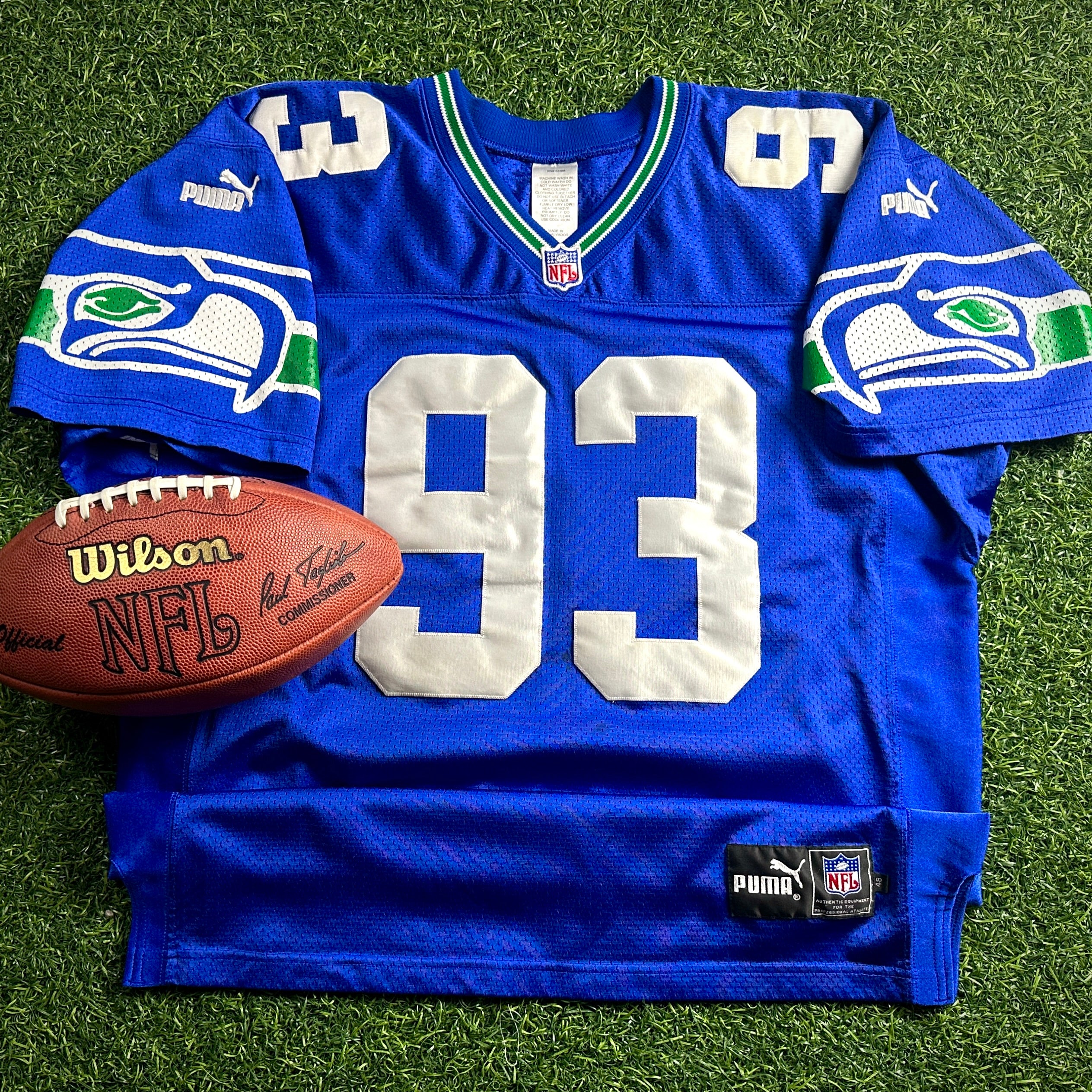 Puma NFL Authentic Jersey Seattle Seahawks John Randle Throwback Sz. 48