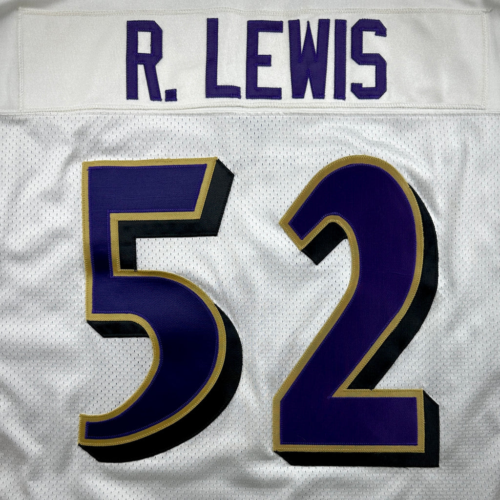 2000 Nike NFL Authentic Jersey Baltimore Ravens Ray Lewis Super Bowl XXXV SZ. 52
