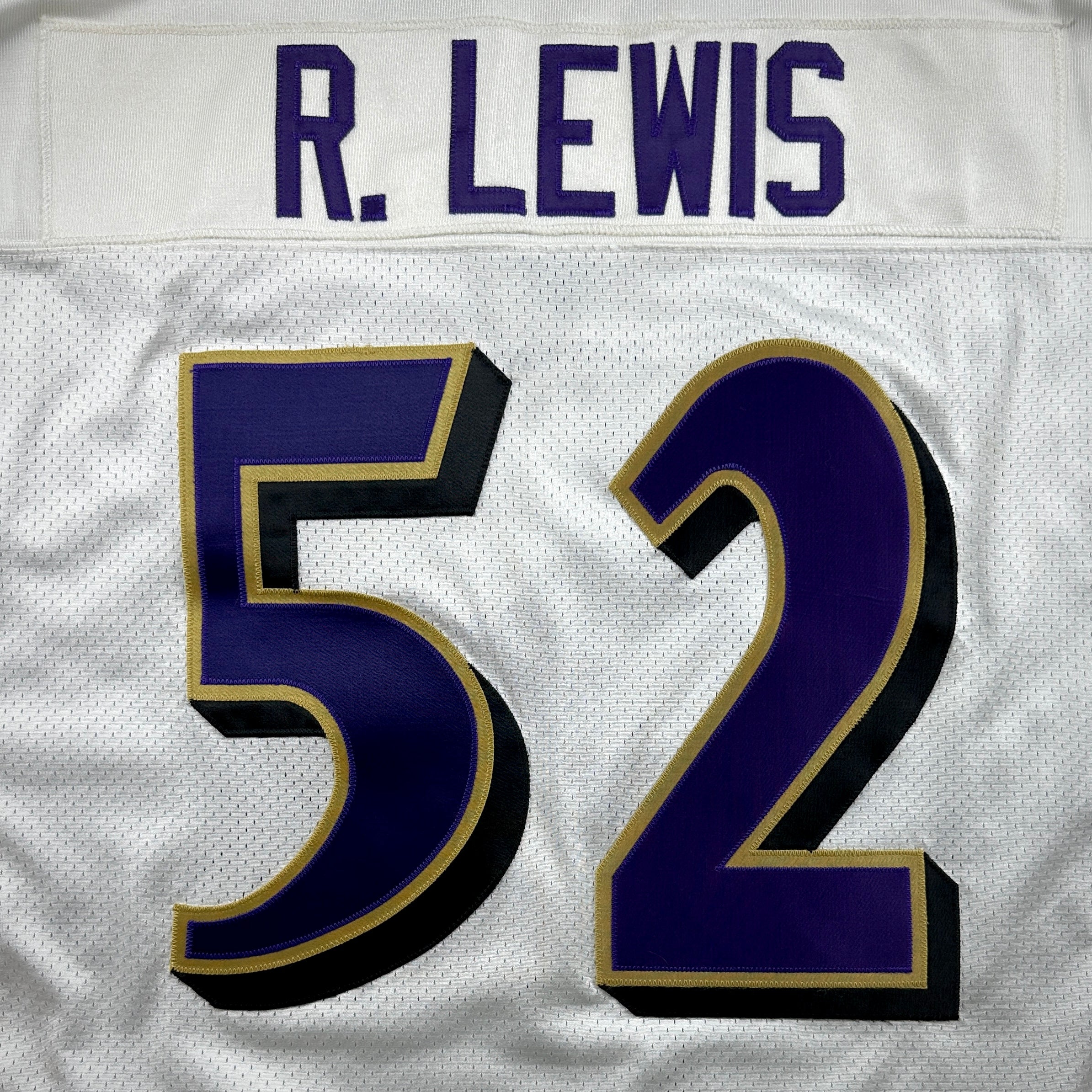 2000 Nike NFL Authentic Jersey Baltimore Ravens Ray Lewis Super Bowl XXXV SZ. 52