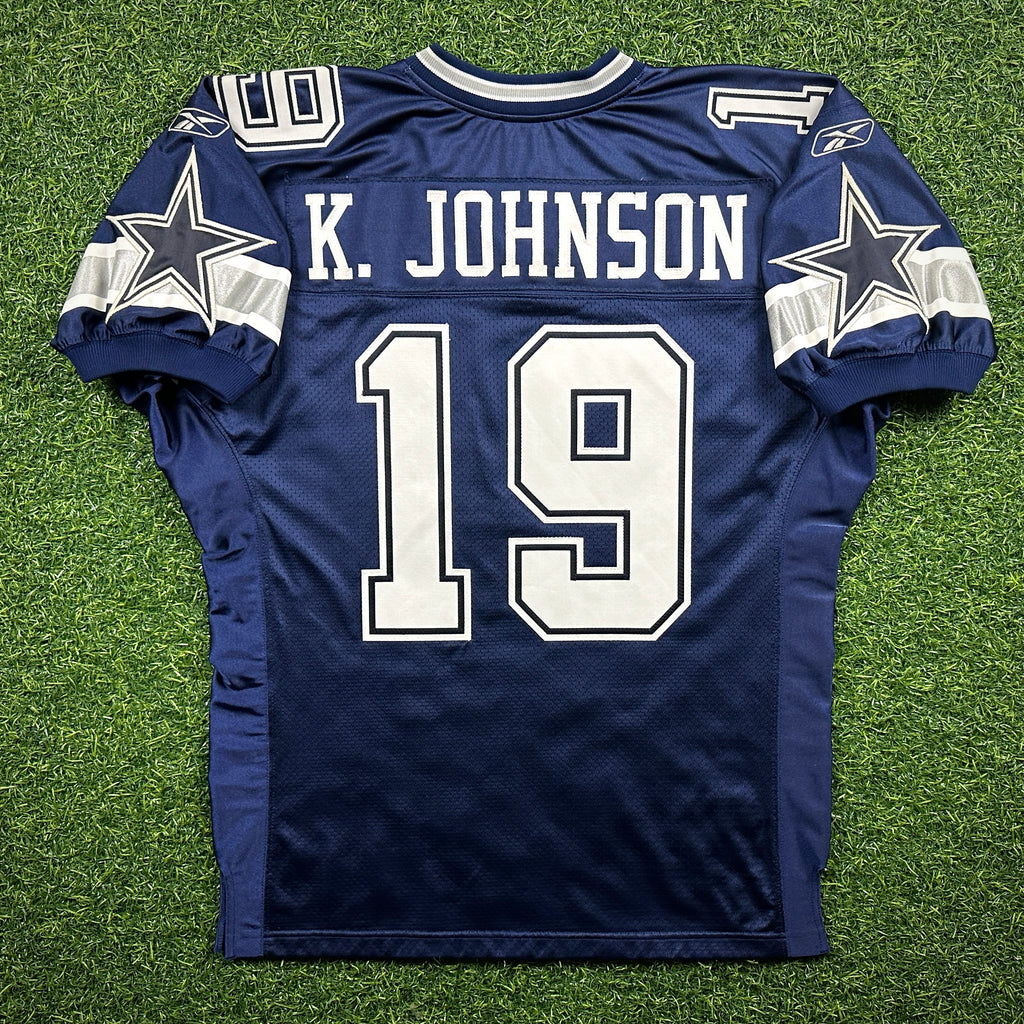 2004 Reebok NFL Authentic Jersey Dallas Cowboys Keyshawn Johnson Sz. 48 Vintage