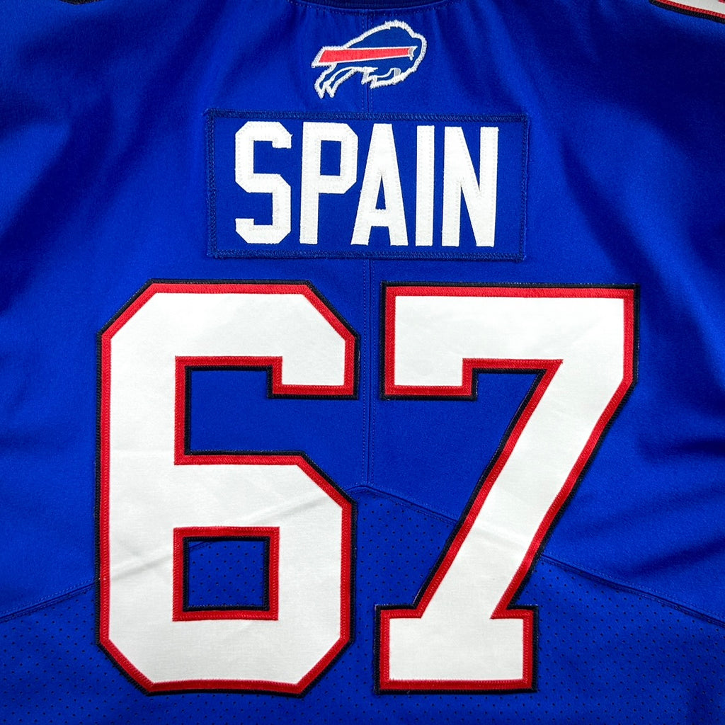 2020 Nike NFL Team-Issued Game Jersey Buffalo Bills Quinton Spain Sz. 50 LINE Team COA