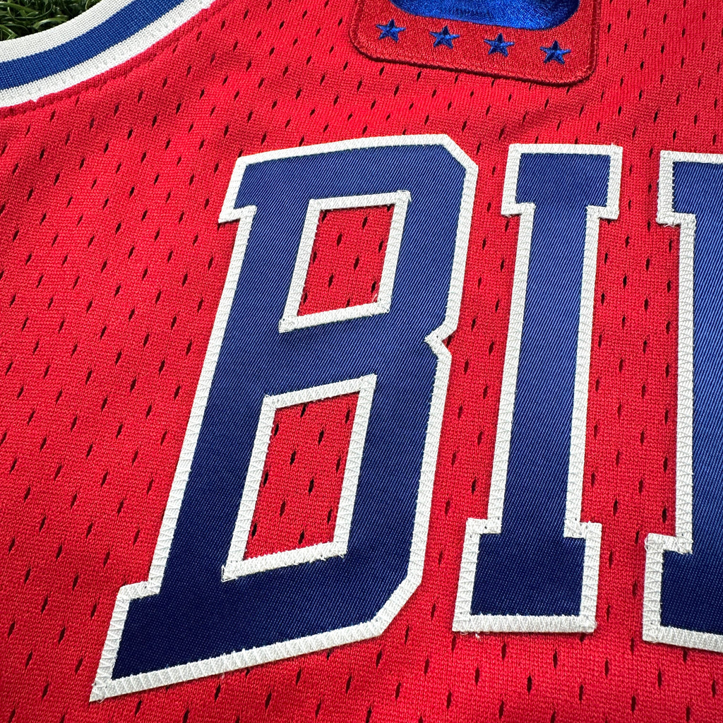 Mitchell & Ness NFL Authentic Buffalo Bills Custom Basketball Jersey Josh Allen Sz. L
